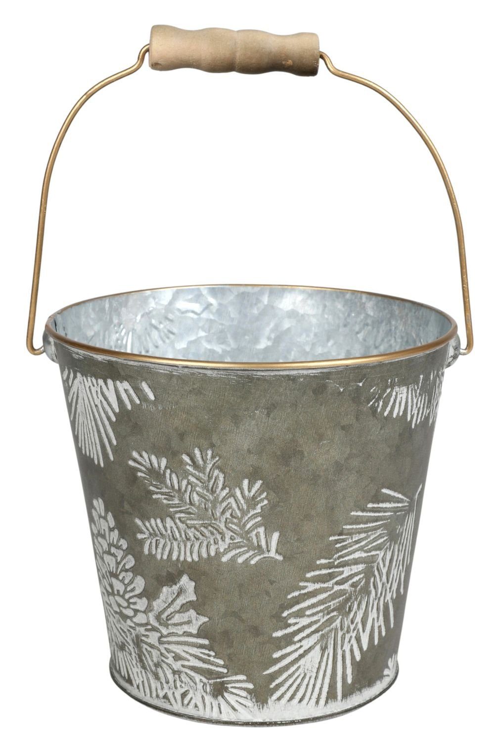 BURI Übertopf Übertopf aus Metall Winterzeit günstig online kaufen