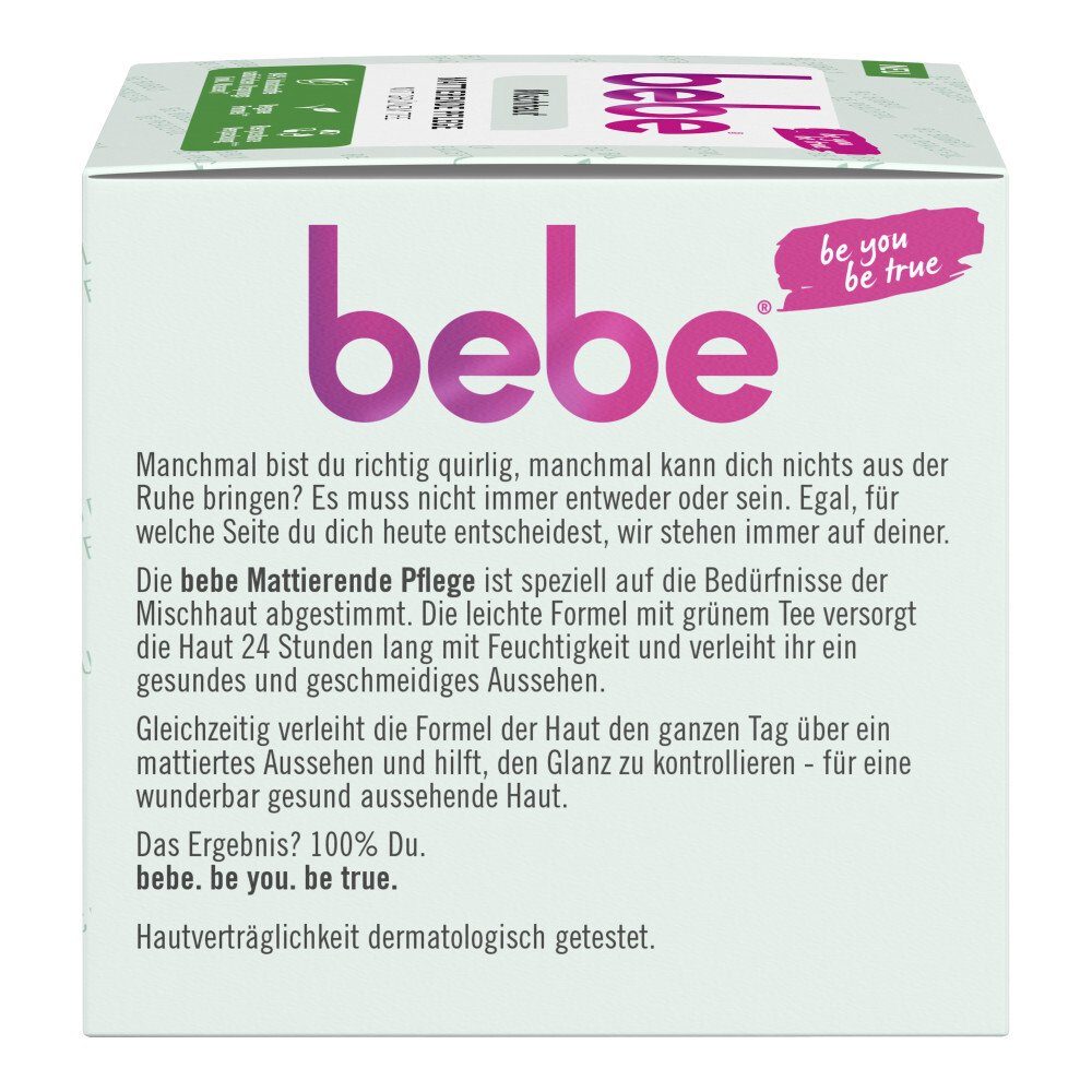 bebe Tagescreme Mattierende Pflege - 50ml