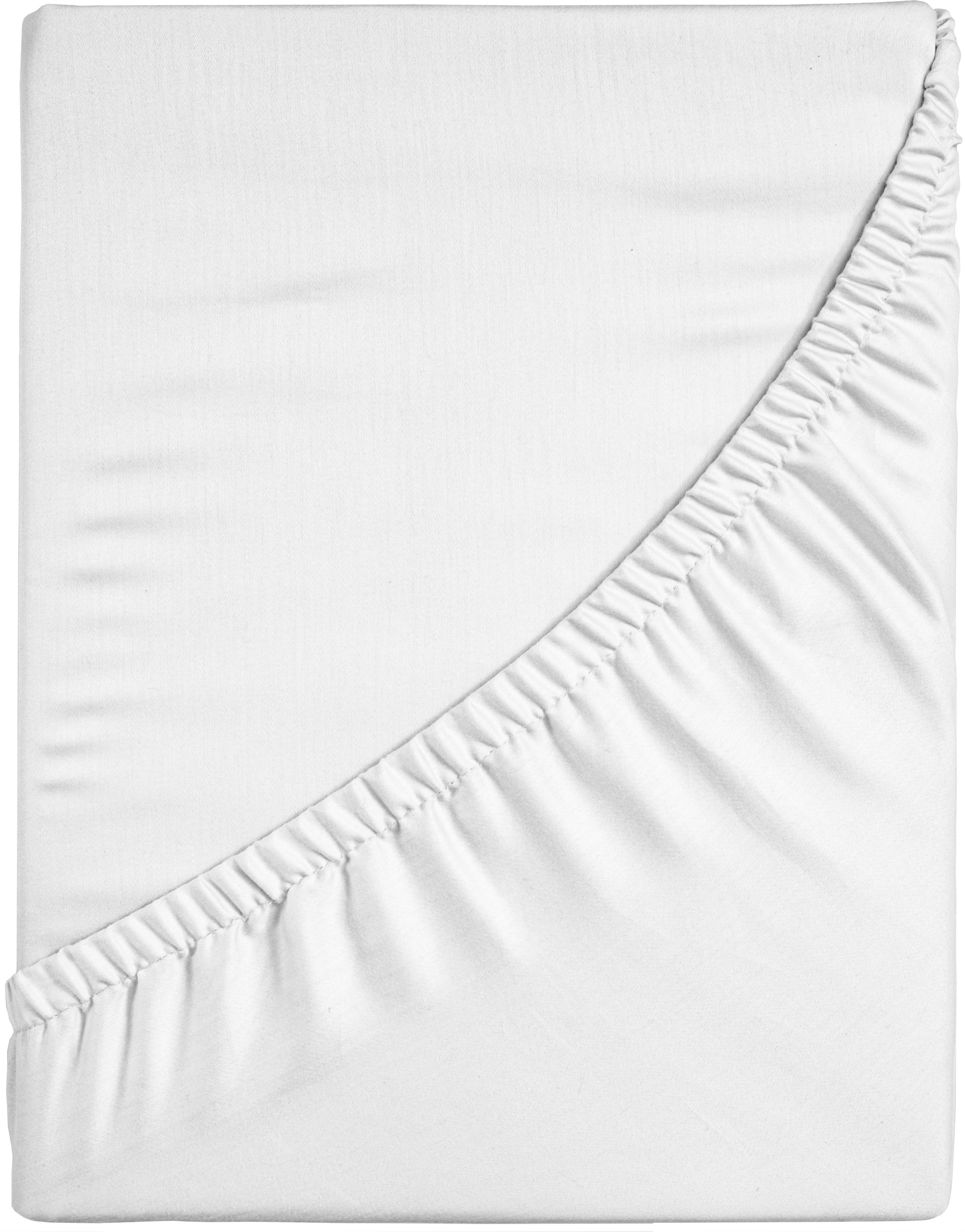bellana Spannbettlaken bellana coolTouch, Jersey-Elasthan, Gummizug: rundum, (1 Stück), mit kühlendem Klimagarn