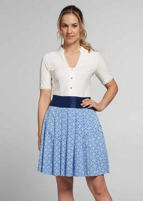 Spieth & Wensky Trachtenrock Trachtenrock - ALEXANDRA - hellblau/navy, mari günstig online kaufen