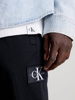 Calvin Klein Jeans Jogginghose SKINNY MONOLOGO BADGE CHINO mit Calvin Klein Logo-Badge