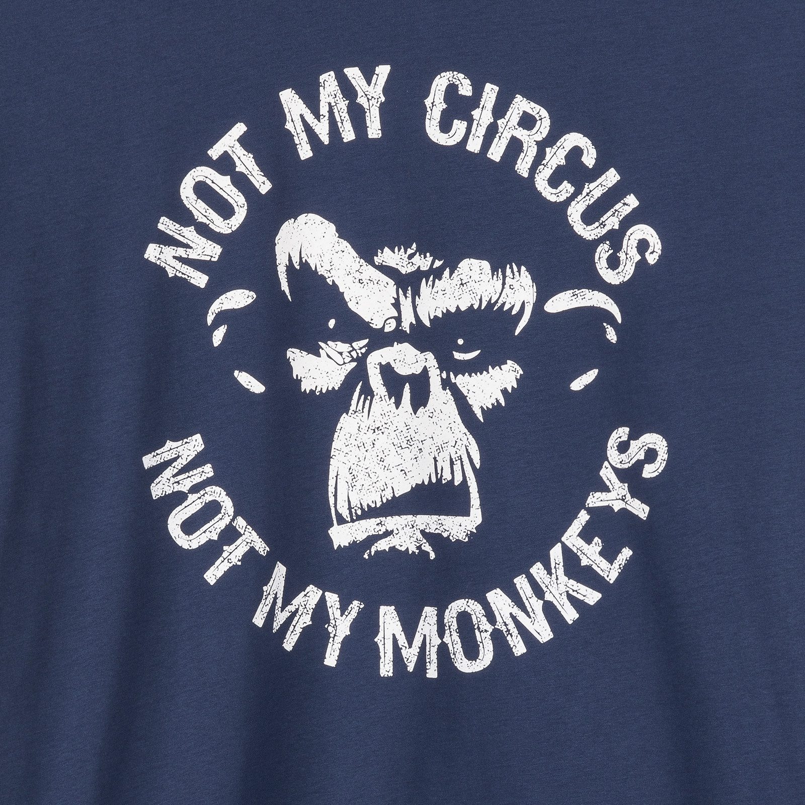 Iron Stitch Print-Shirt Iron Stitch Übergrößen T-Shirt Not my Circus denimb günstig online kaufen