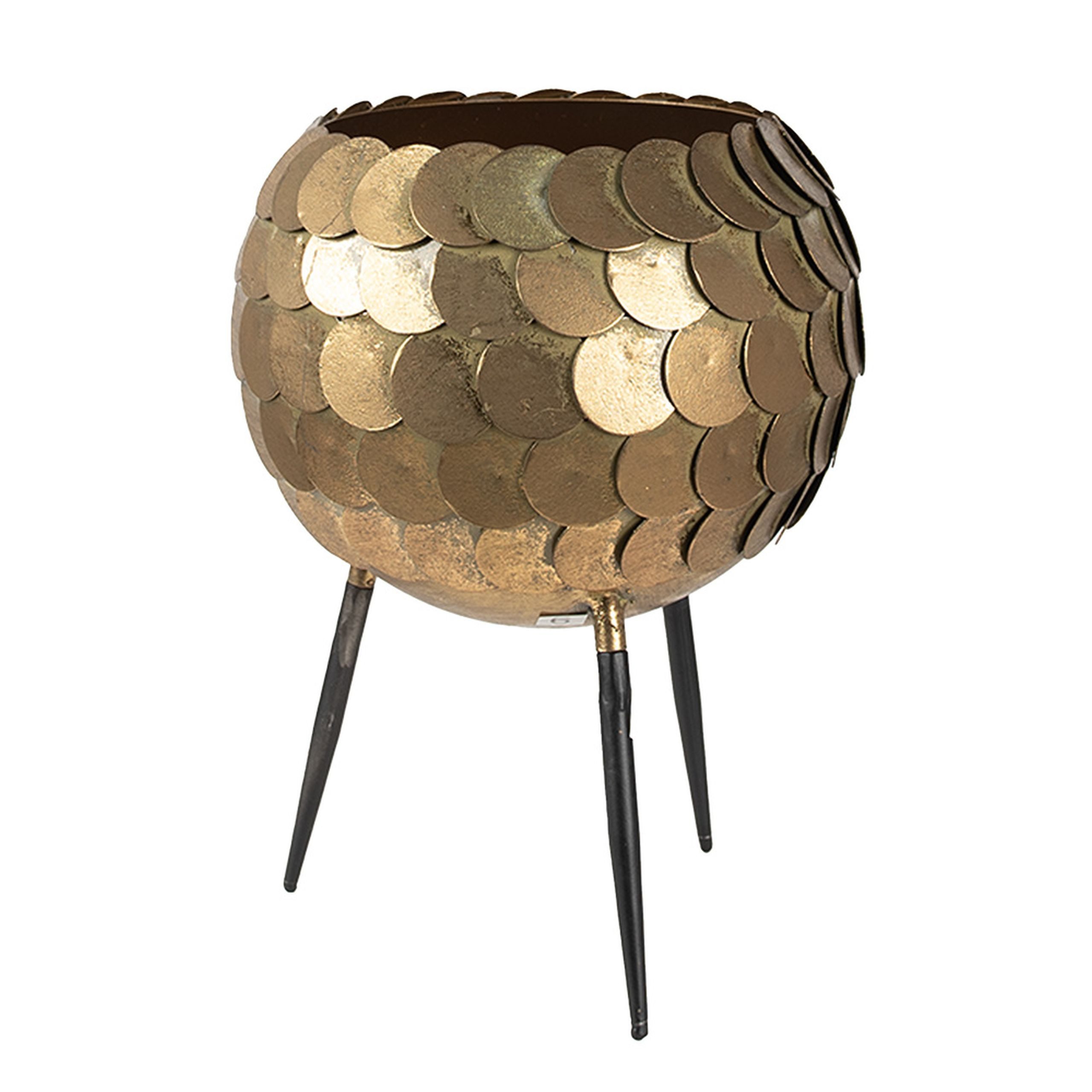 Vintagehaus Blumentopf Blumentopf Blumenständer Golden Scales günstig online kaufen