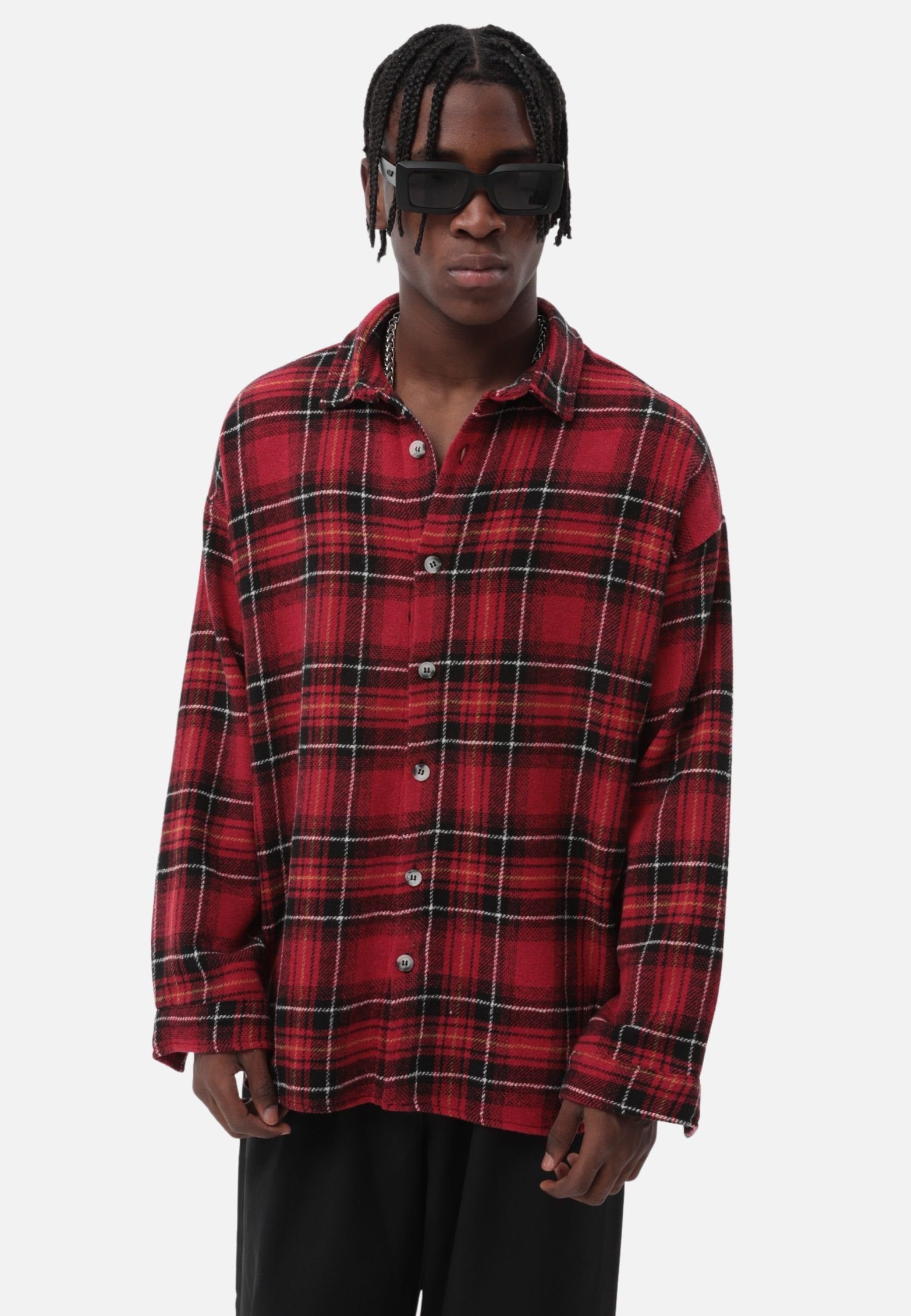 COFI Casuals Flanellhemd Flanellhemd Kariert Hemd Holzfällerhemd (1-tlg) günstig online kaufen