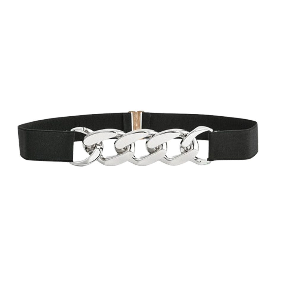Coonoor Taillengürtel Damen Breiter elastischer Gürtel für Kleider Breiter Retro Stretch Taille Gürtel mit Schnalle
