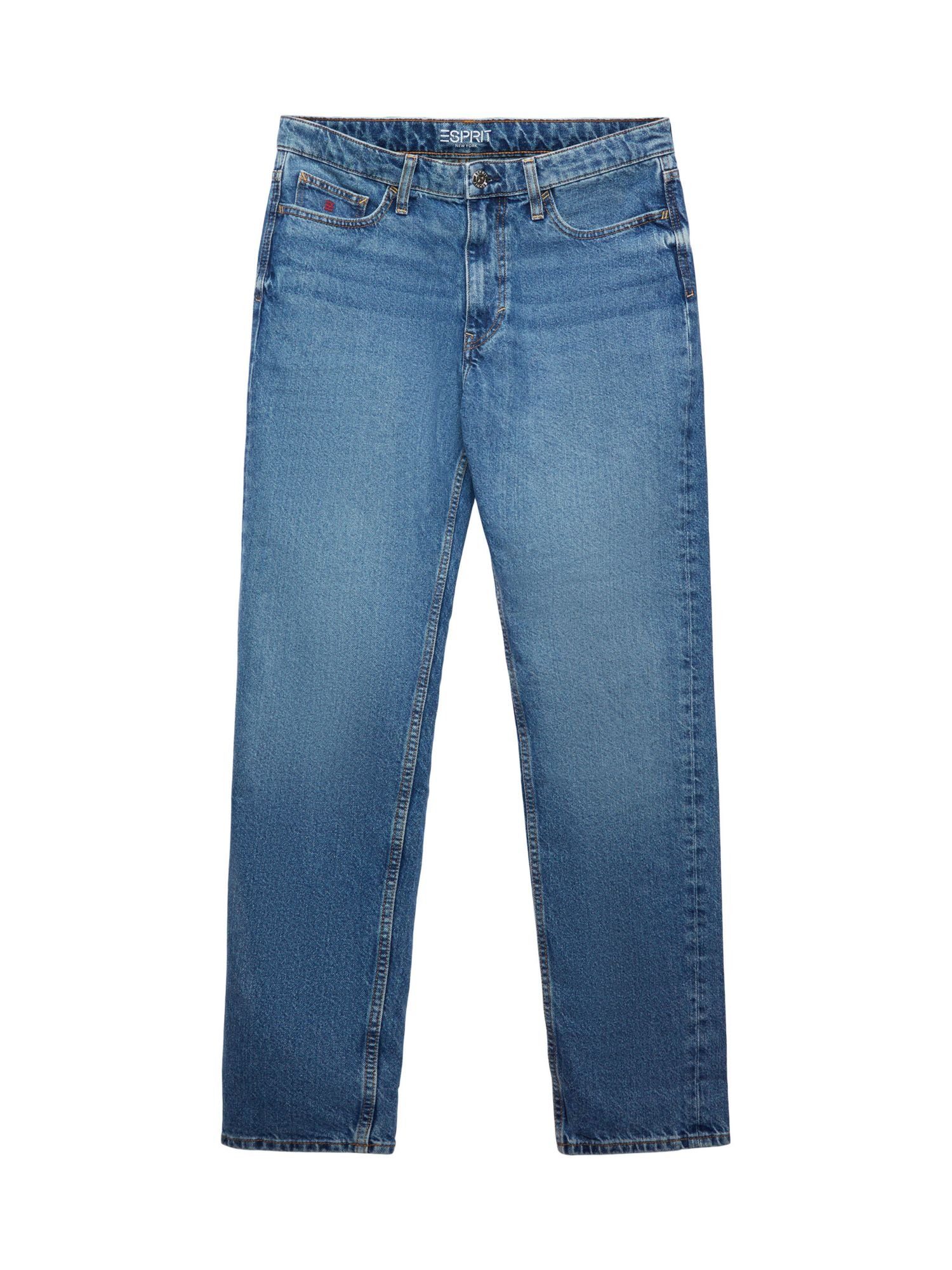 Esprit Straight-Jeans Jeans mit geradem Bein und mittlerer Bundhöhe