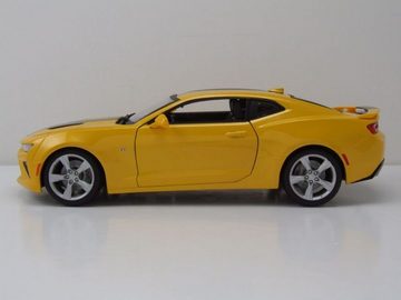 Maisto® Modellauto Chevrolet Camaro SS 2016 gelb metallic Modellauto 1:18 Maisto, Maßstab 1:18