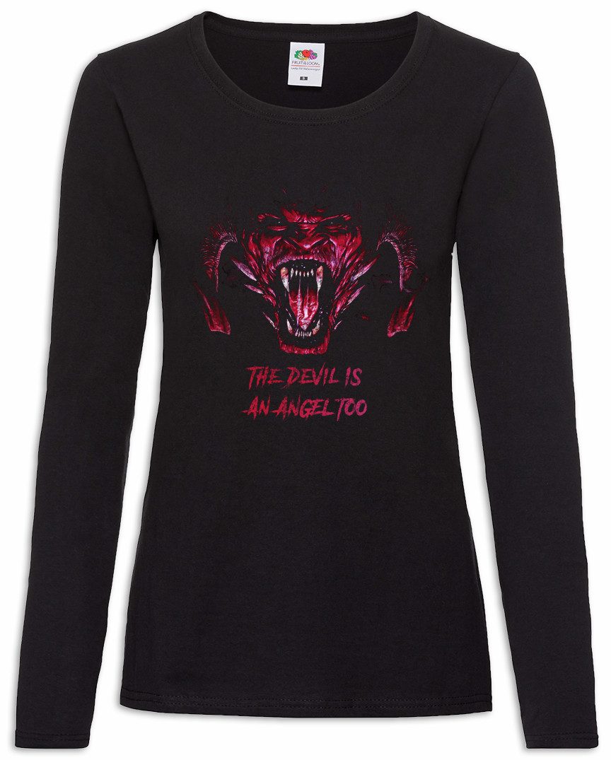 Urban Backwoods Langarmshirt Demon I Damen Langarmshirt Pentagramm Dämon Satanismus Hölle Teufel (1-tlg) Satan Hell Satanism Pentagram