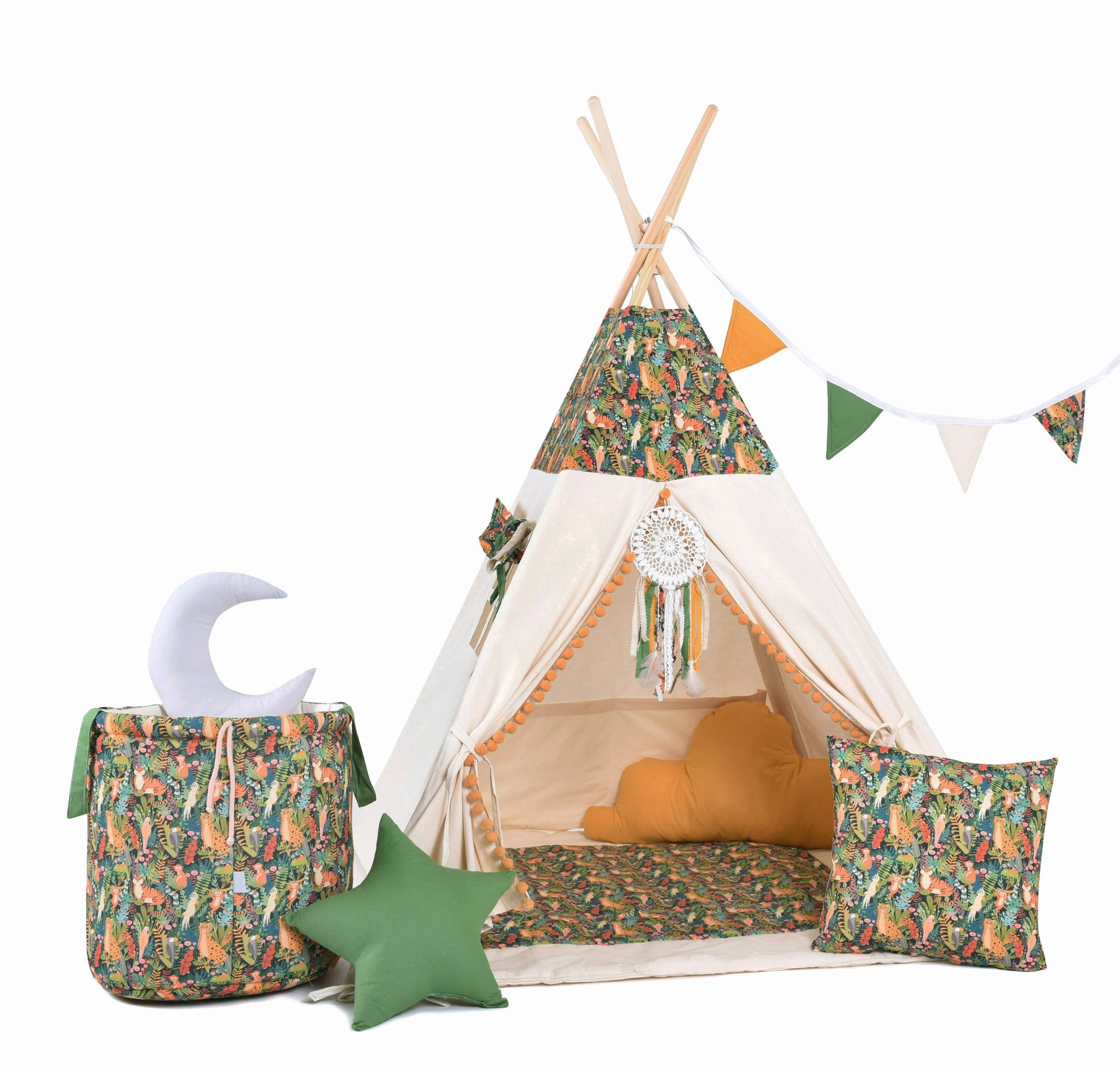 Rainbow Kids Tipi-Zelt Kinderzelt Spielzelt Teepee günstig online kaufen