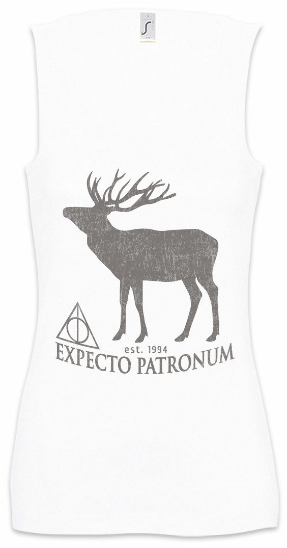 Tanktop Expecto Patronum Ärmelloses Damen T-Shirt Harry Pell Hirsch Deer