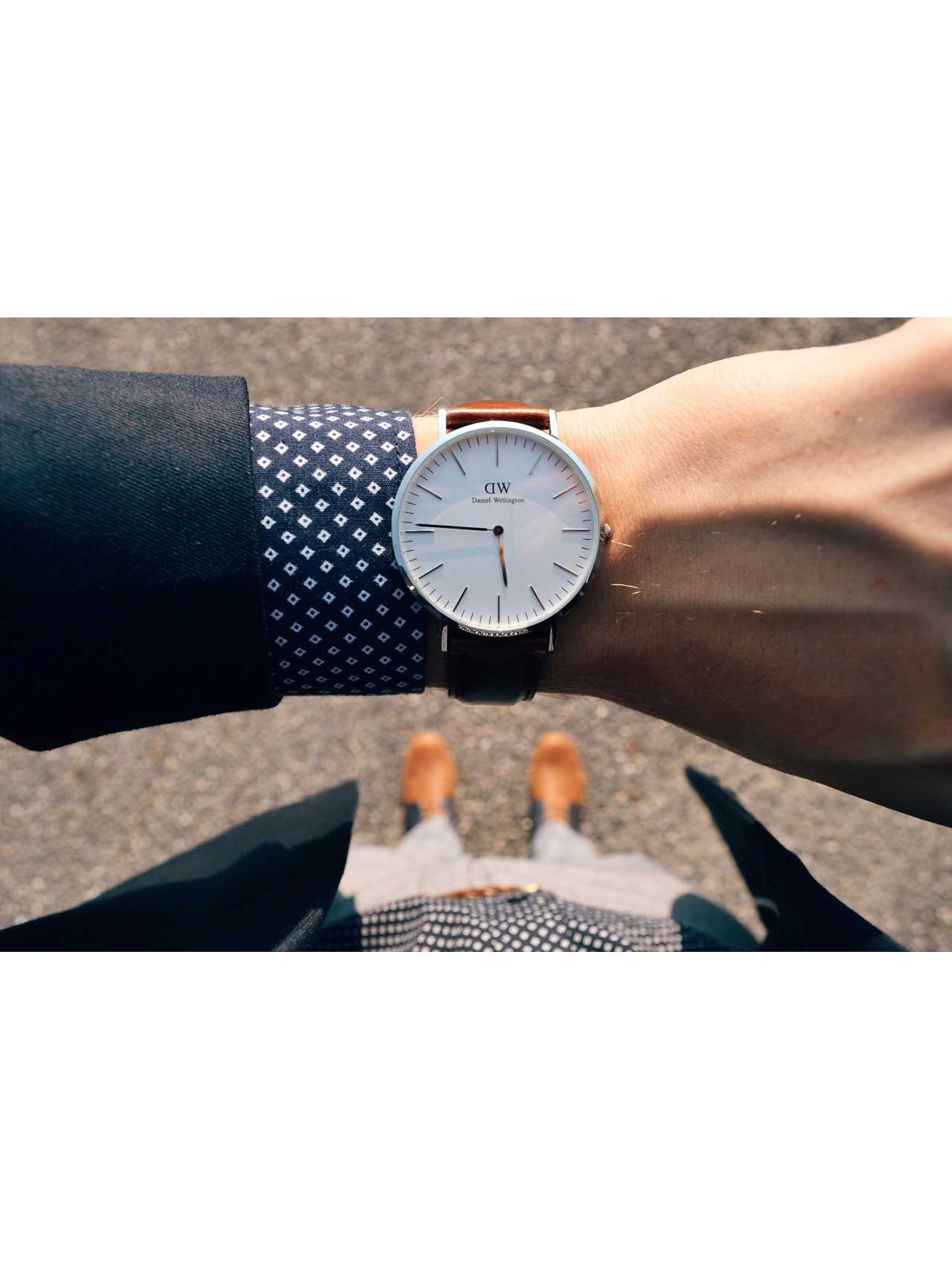 Daniel Wellington Quarzuhr Daniel Wellington Herren-Uhren Analog Quarz