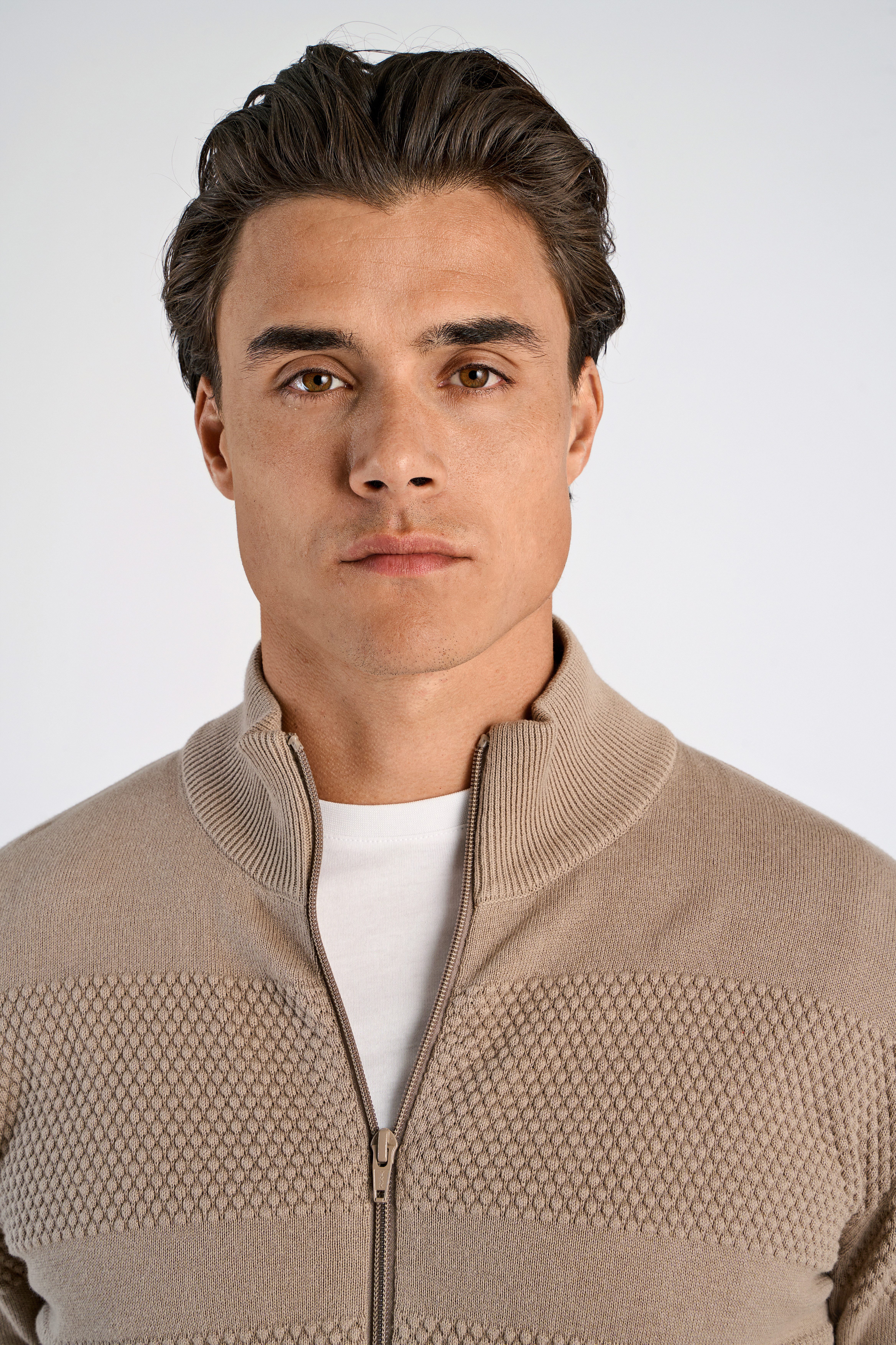 LINDBERGH Strickjacke mit Stehkragen und Reißverschluss – Bild 3 von 5