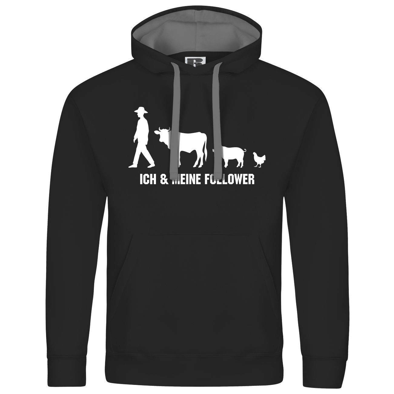 Kapuzenpullover Herren Kapuzenpullover Ich und meine Follower