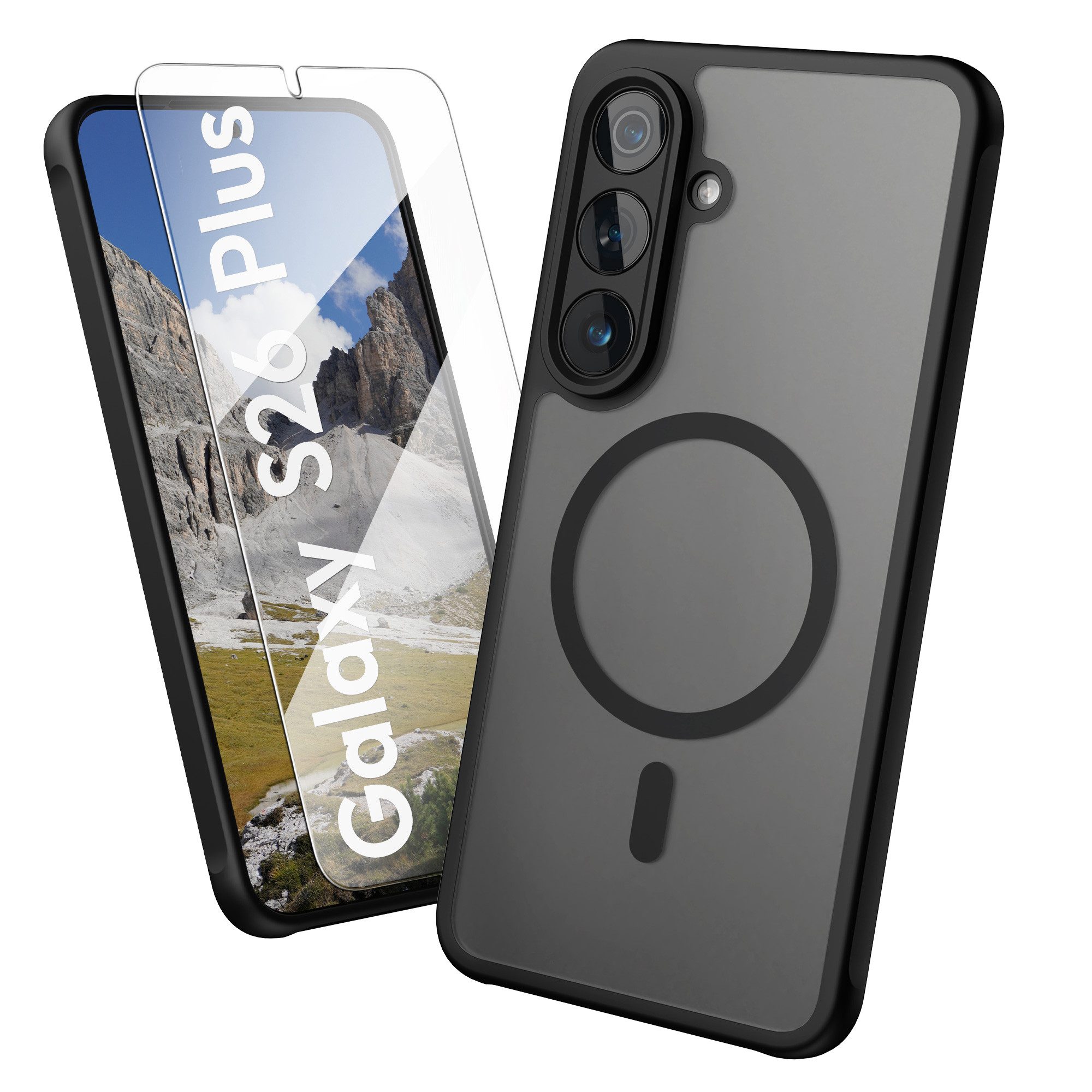 Oakshield Smartphone-Hülle Hülle für Samsung Galaxy S26 Plus Handyhülle transparent, Schutzhülle stoßfest mit Kameraschutz - Case