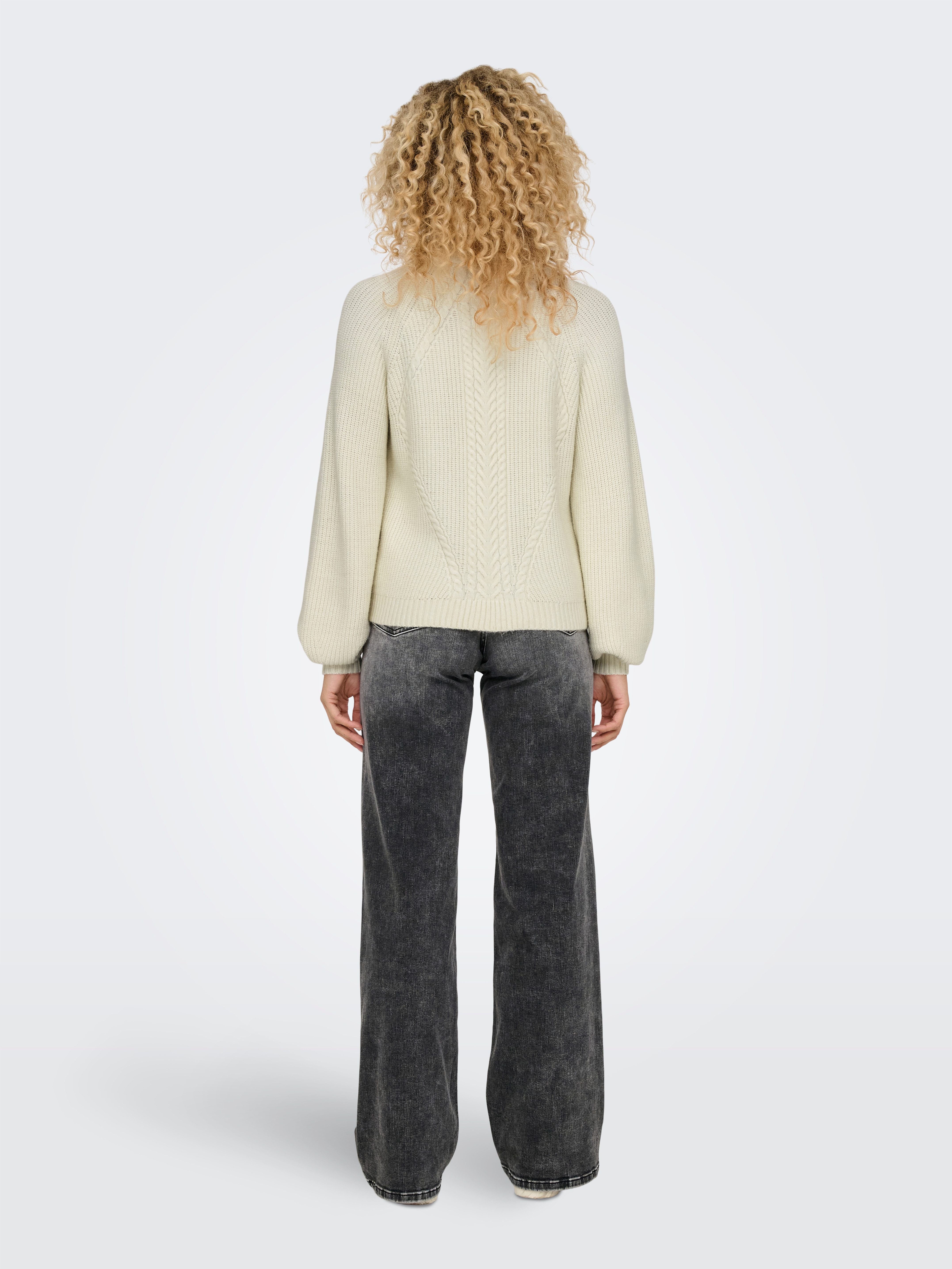 ONLY Stehkragenpullover ONLKATIA LS DETAIL HIGHNECK CC KNT Viskosemischung, regular fit