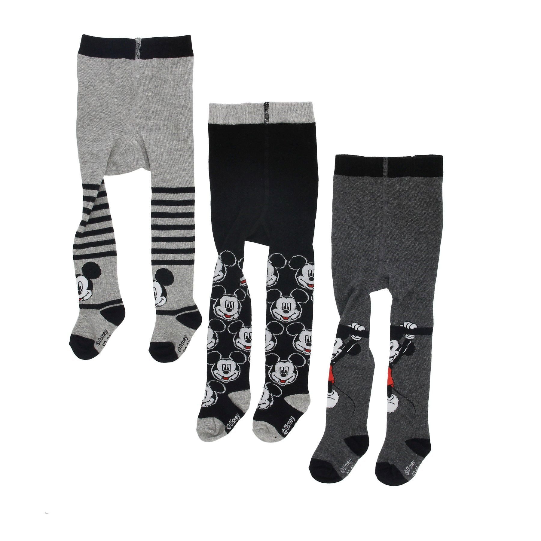 Strumpfhose Mickey Mouse Baby Strumpfhosen Set 3er-Pack Baumwoll-Mix