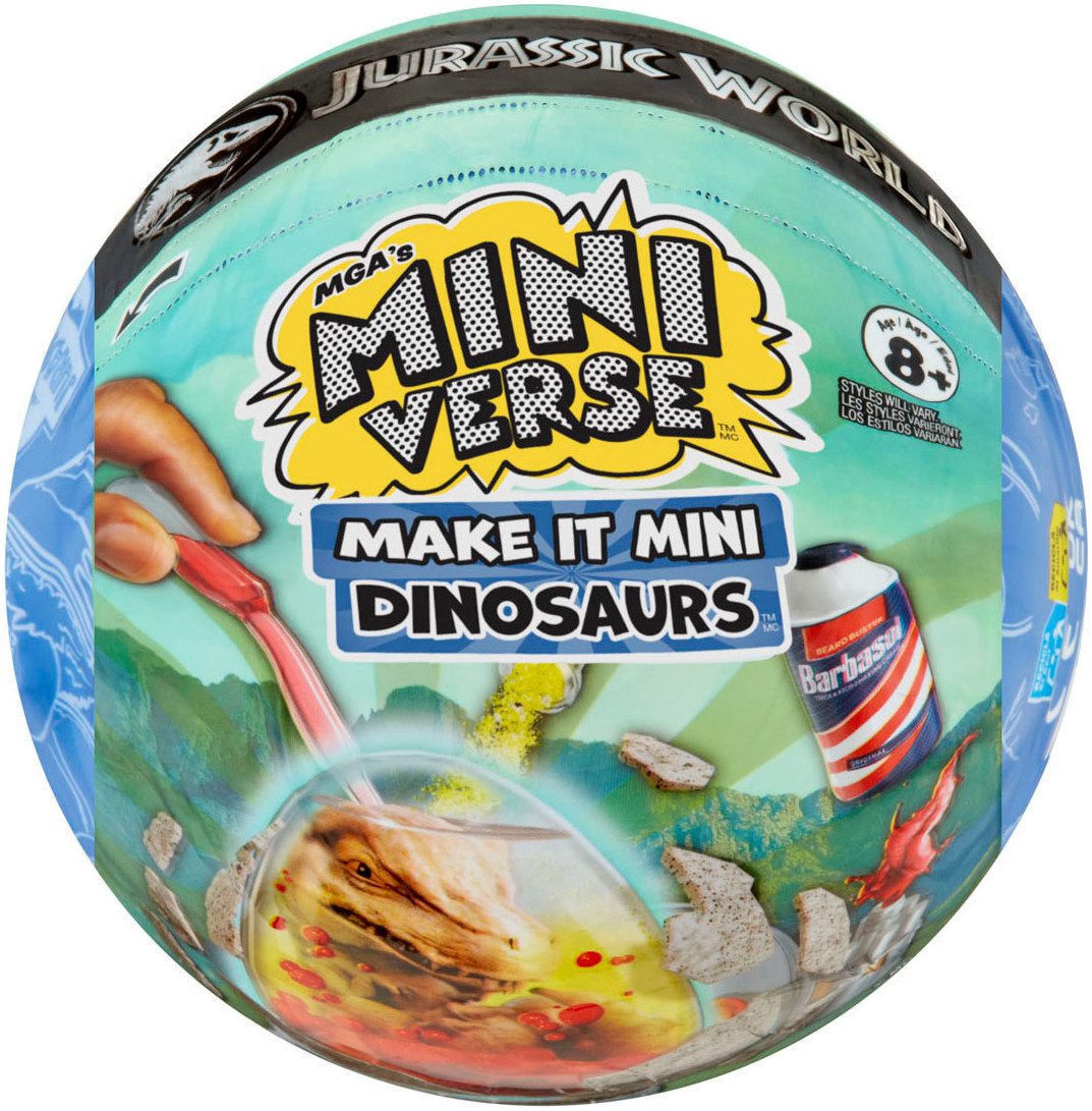 MGA ENTERTAINMENT Kreativset MGA's Miniverse - Make It Mini Dinosaurs (Jurassic World), Variante nicht wählbar