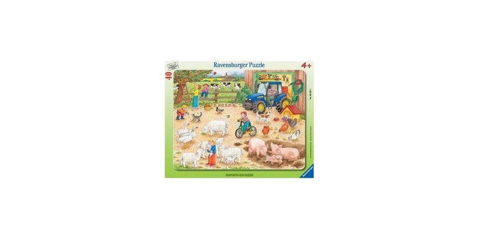 Ravensburger Puzzle Kinderpuzzle 40 Teile - Auf dem großen Bauernhof, Puzzl günstig online kaufen
