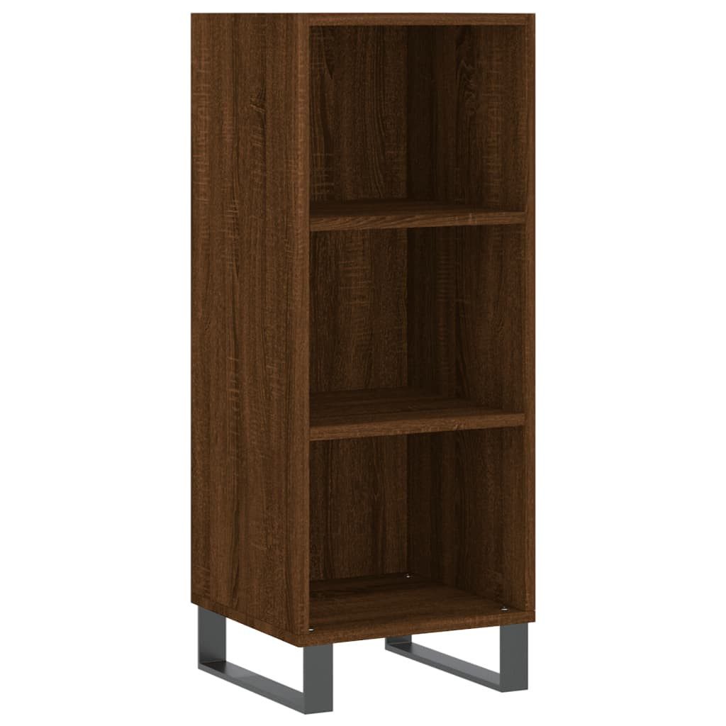 vidaXL Sideboard Sideboard Braun Eichen-Optik 34,5x32,5x90 günstig online kaufen