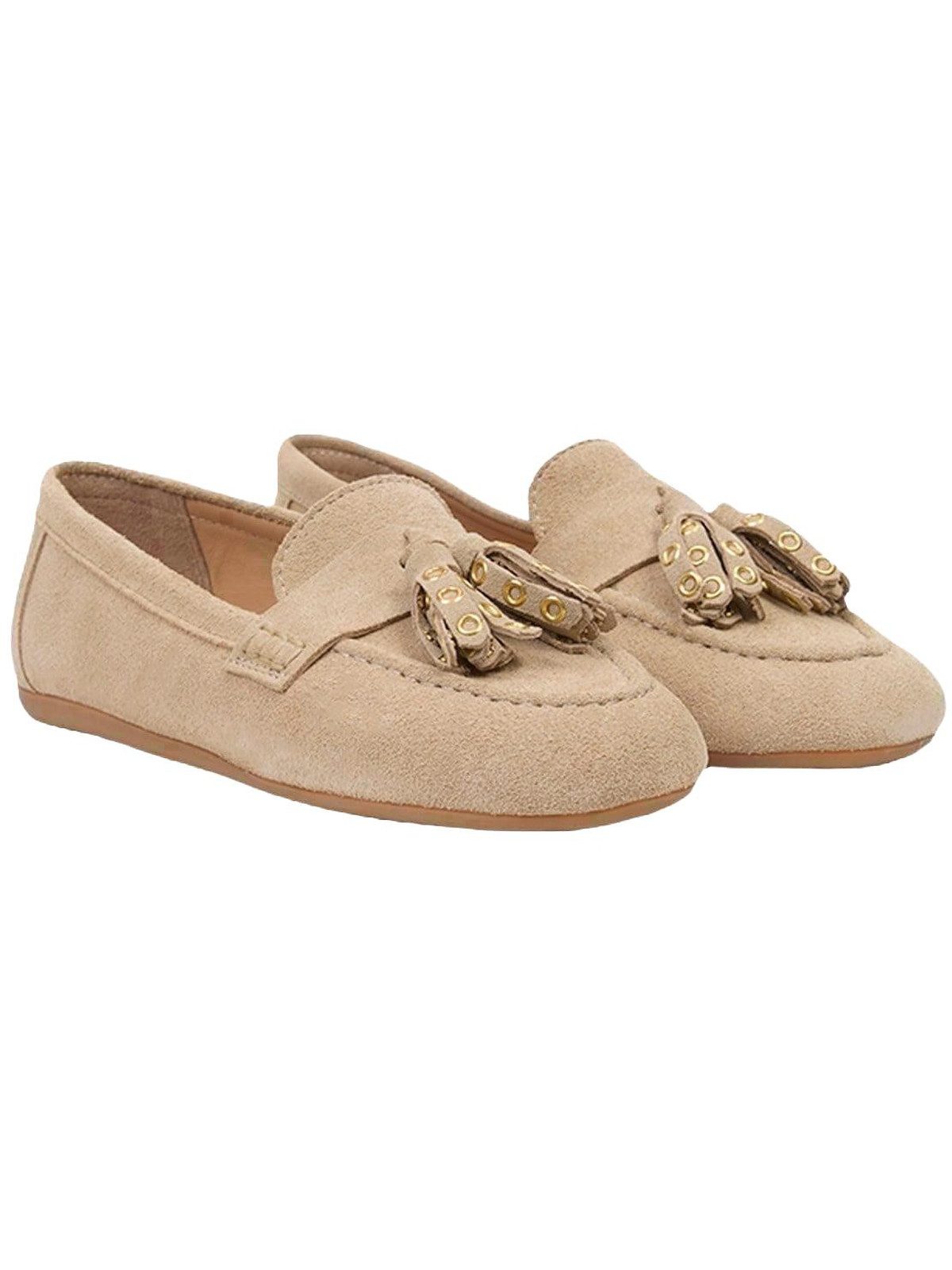 Desa Damen Wildleder-Slipper, bequeme flache Freizeitschuhe für jeden Tag Mokassin