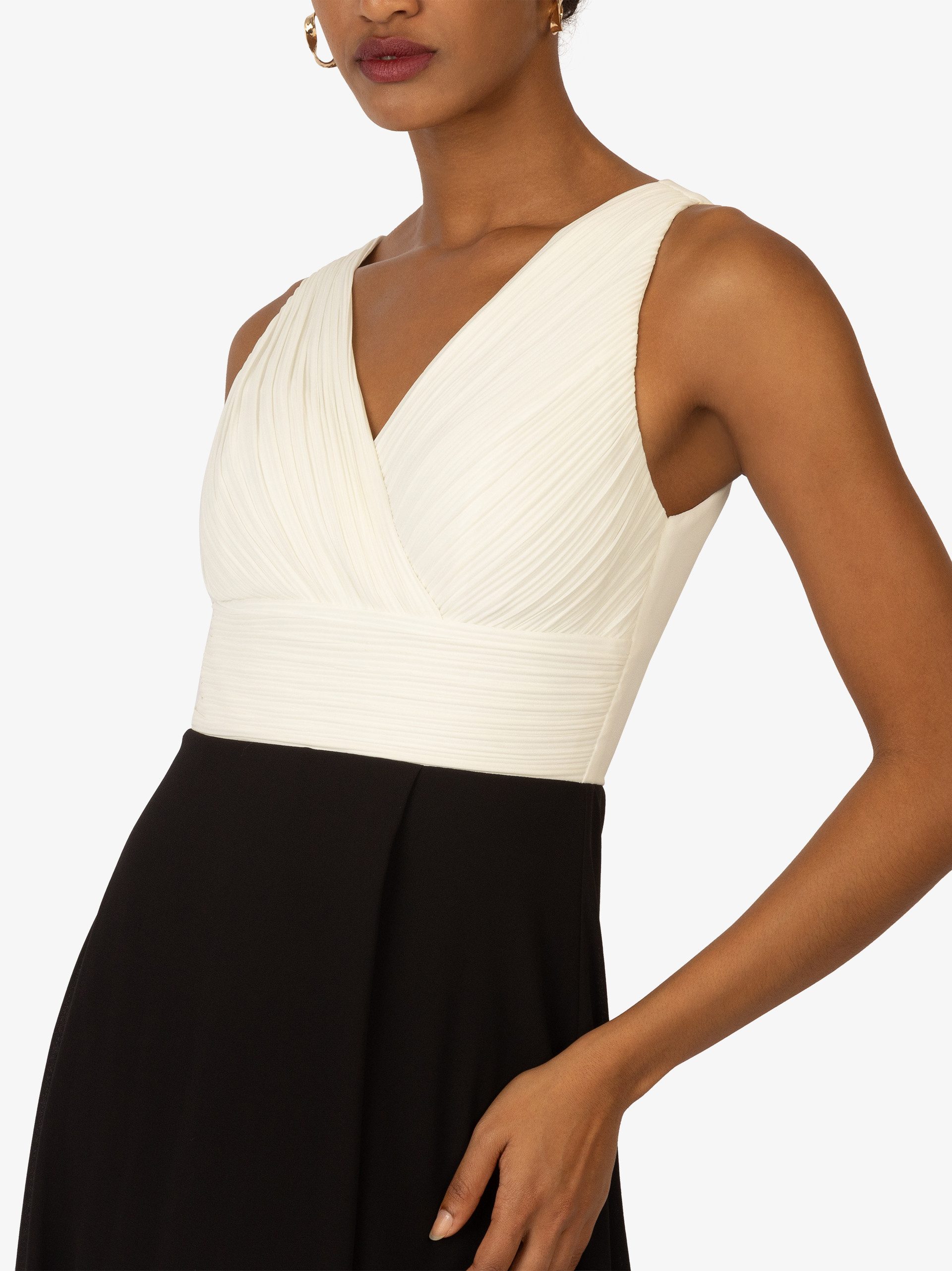 Kraimod Abendkleid im Zwei-Farben-Design