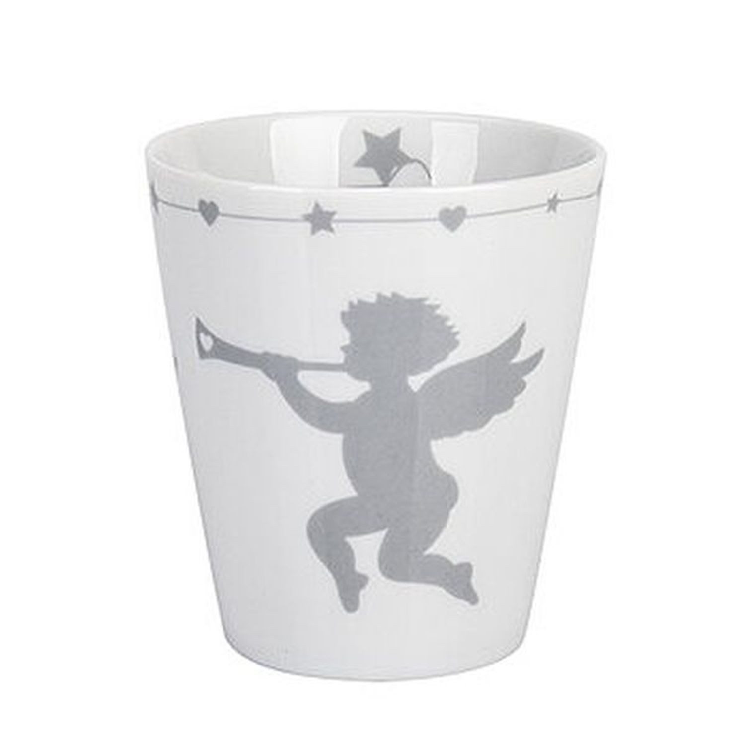 Krasilnikoff Tasse Happy Mug Tasse Kaffeetasse Becher Teetasse Porzellanbecher, Spülmaschinengeeignet und mikrowellengeeignet