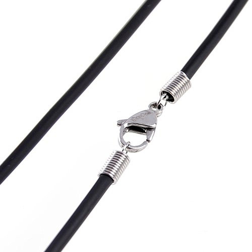 DonDon Kette mit Anhänger Lederkette Halskette günstig online kaufen