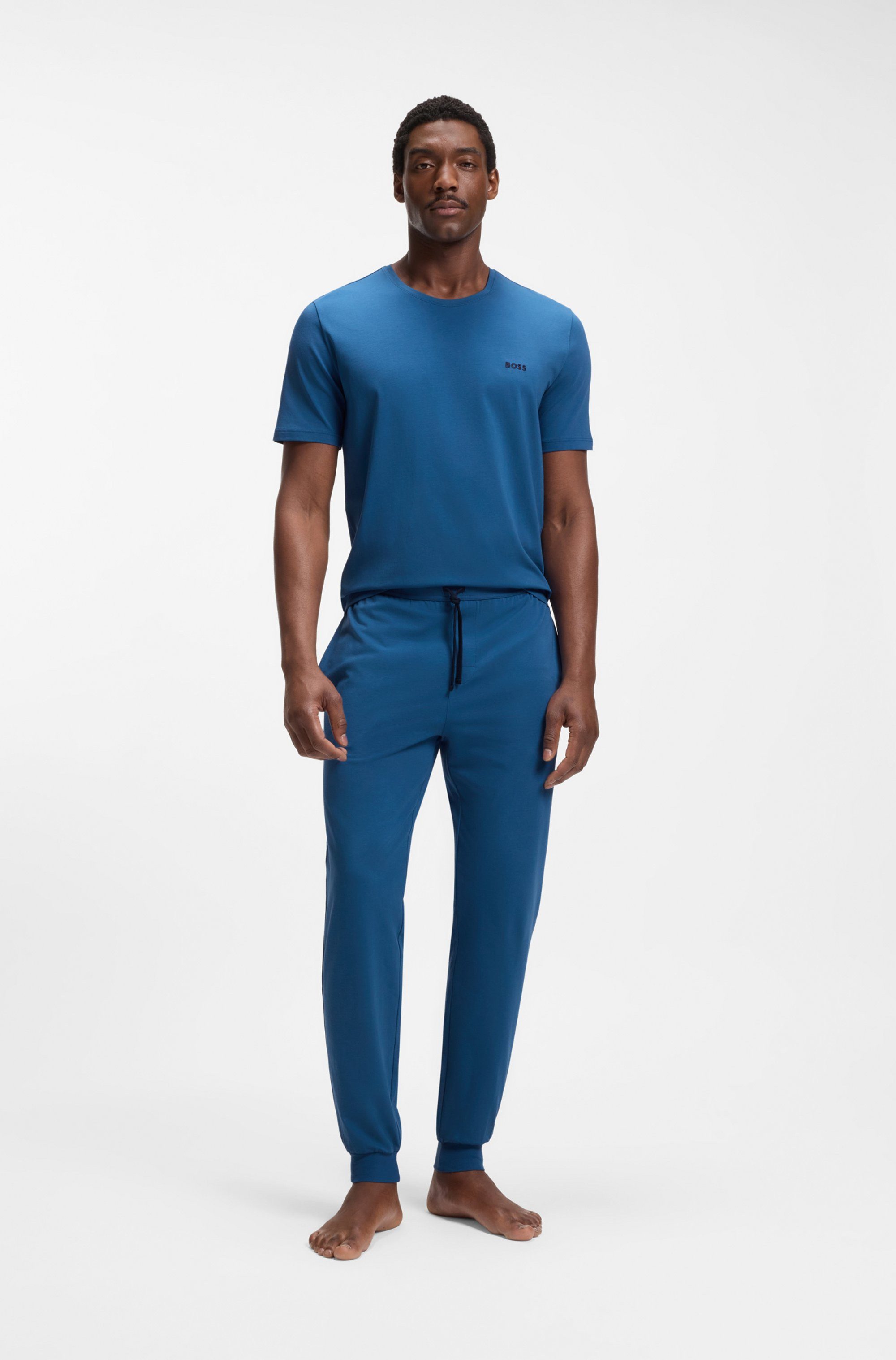 BOSS T-Shirt Mix&Match T-Shirt R mit Logostickerei