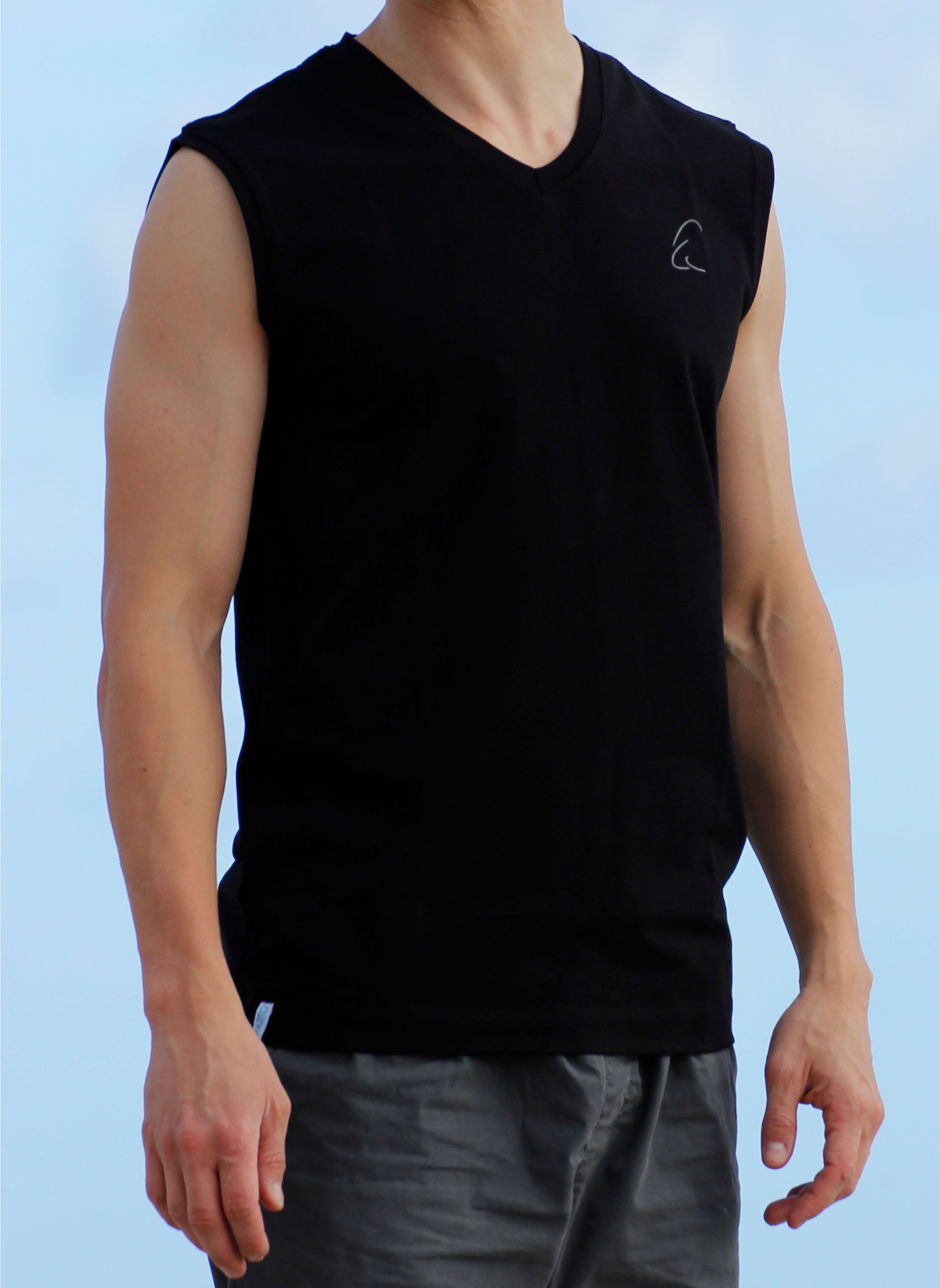 ESPARTO Tanktop Herren-Tanktop Takat in Bio-Baumwolle ärmellos günstig online kaufen