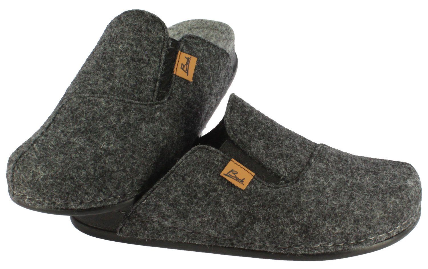 Beck Herren Pantoffel Nevis Hausschuh (Schuhe fallen klein aus) aus Schurwolle