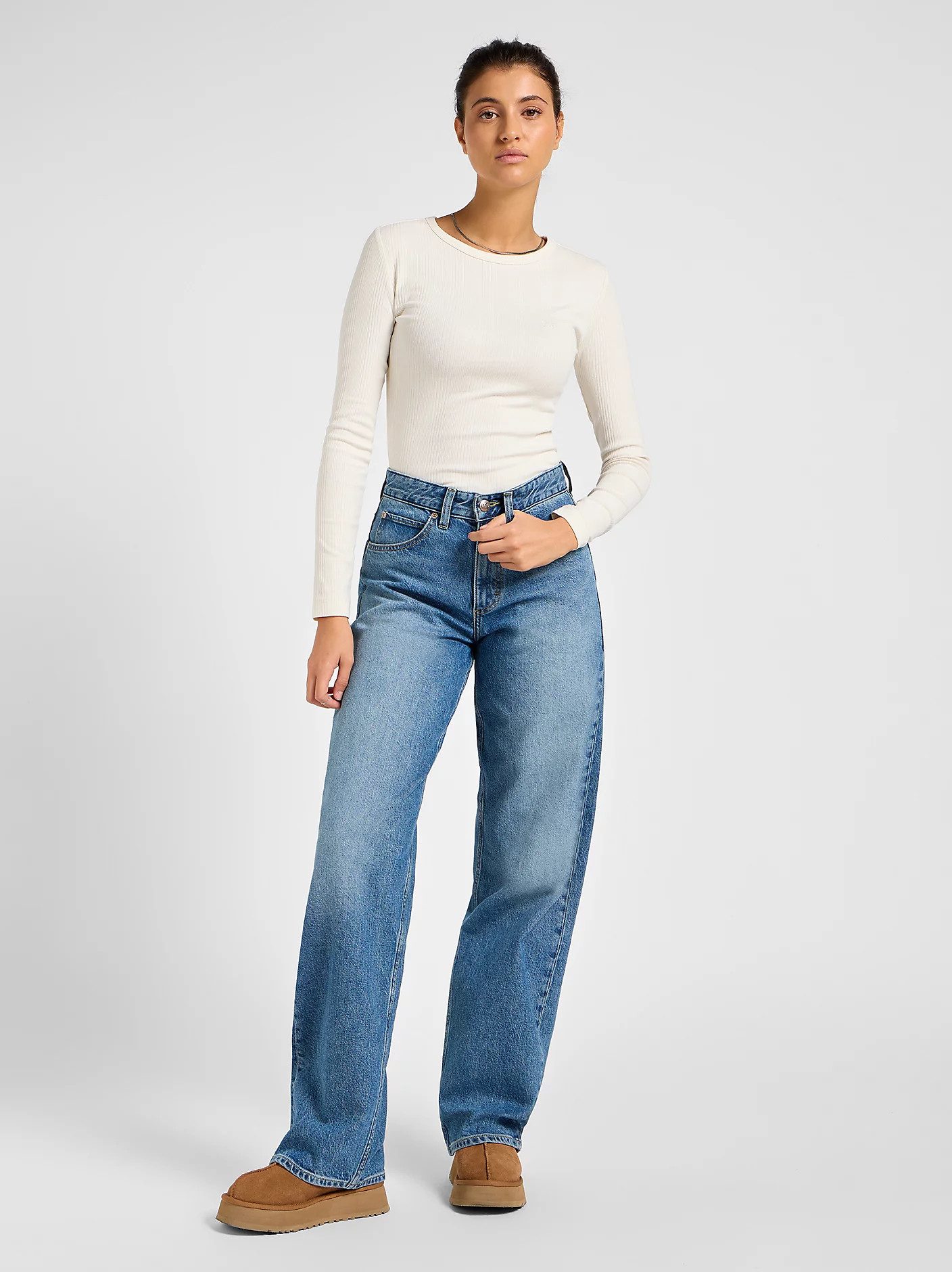 Lee® Stretch-Jeans LEE RIDER LOOSE modern mid 112355132 – Bild 5 von 5