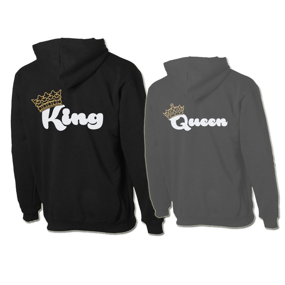 G-graphics Hoodie King & Queen (Partner- / Paar-Set, Einzelteile zum selbst günstig online kaufen