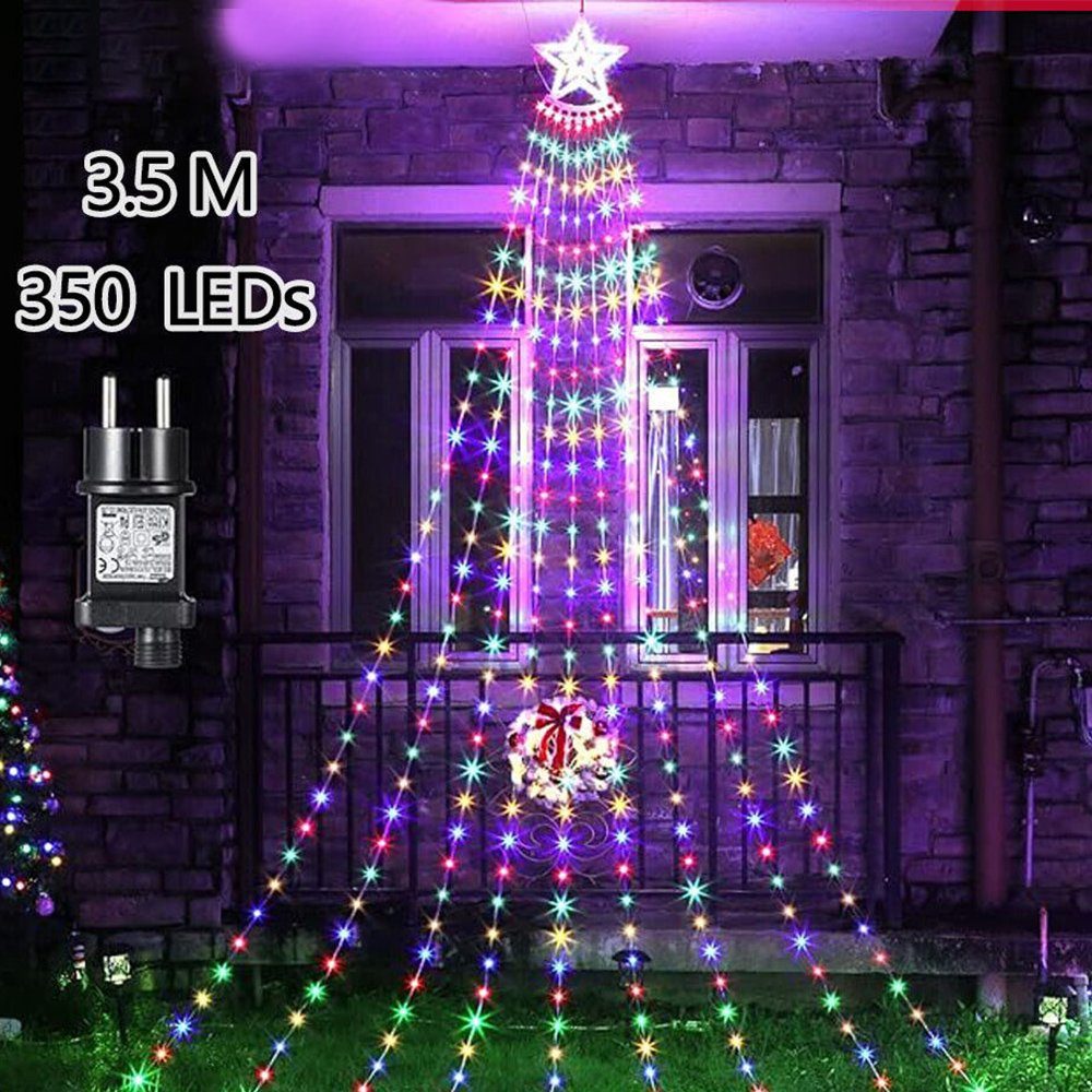 LED Lichterkette Bunte Weihnachtsbaum, LED-Lichterkette Dekorative Christbaumbeleuchtung