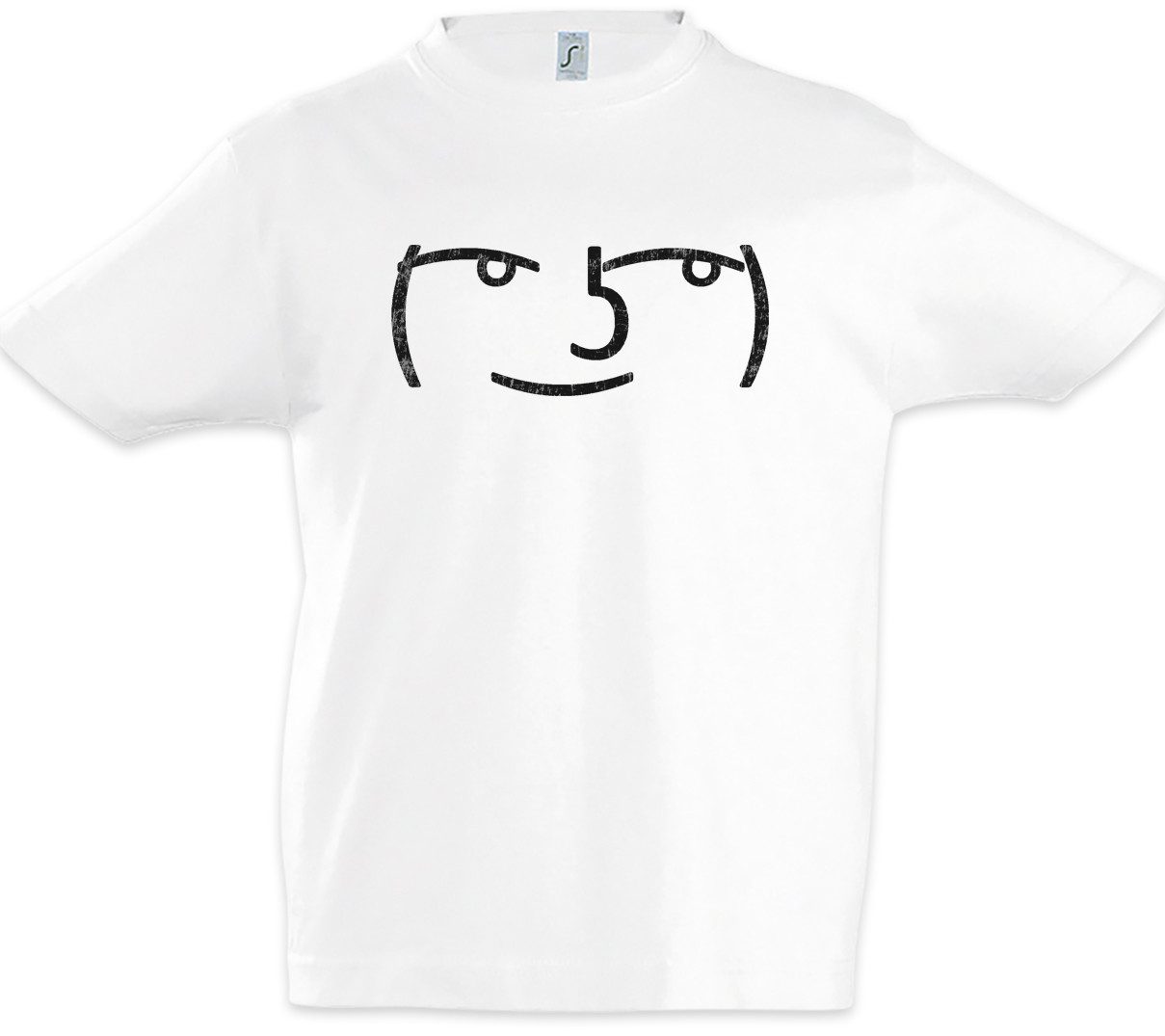 Print-Shirt Le Lenny Face Kinder T-Shirt Informatiker Programmierer PC Informatik