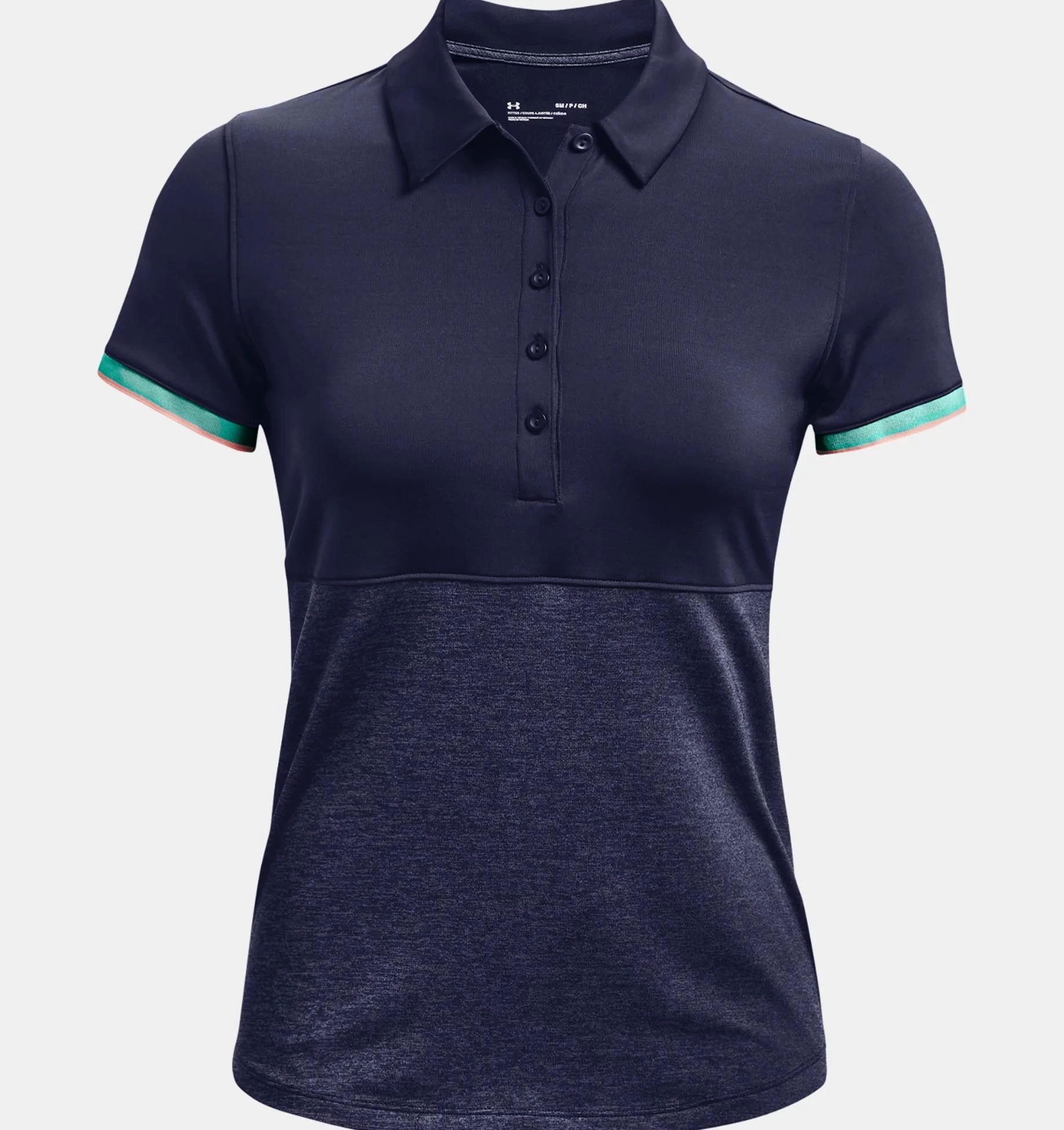 Under Armour® Poloshirt Under Armour Golf Polo Zinger Point Navy Damen