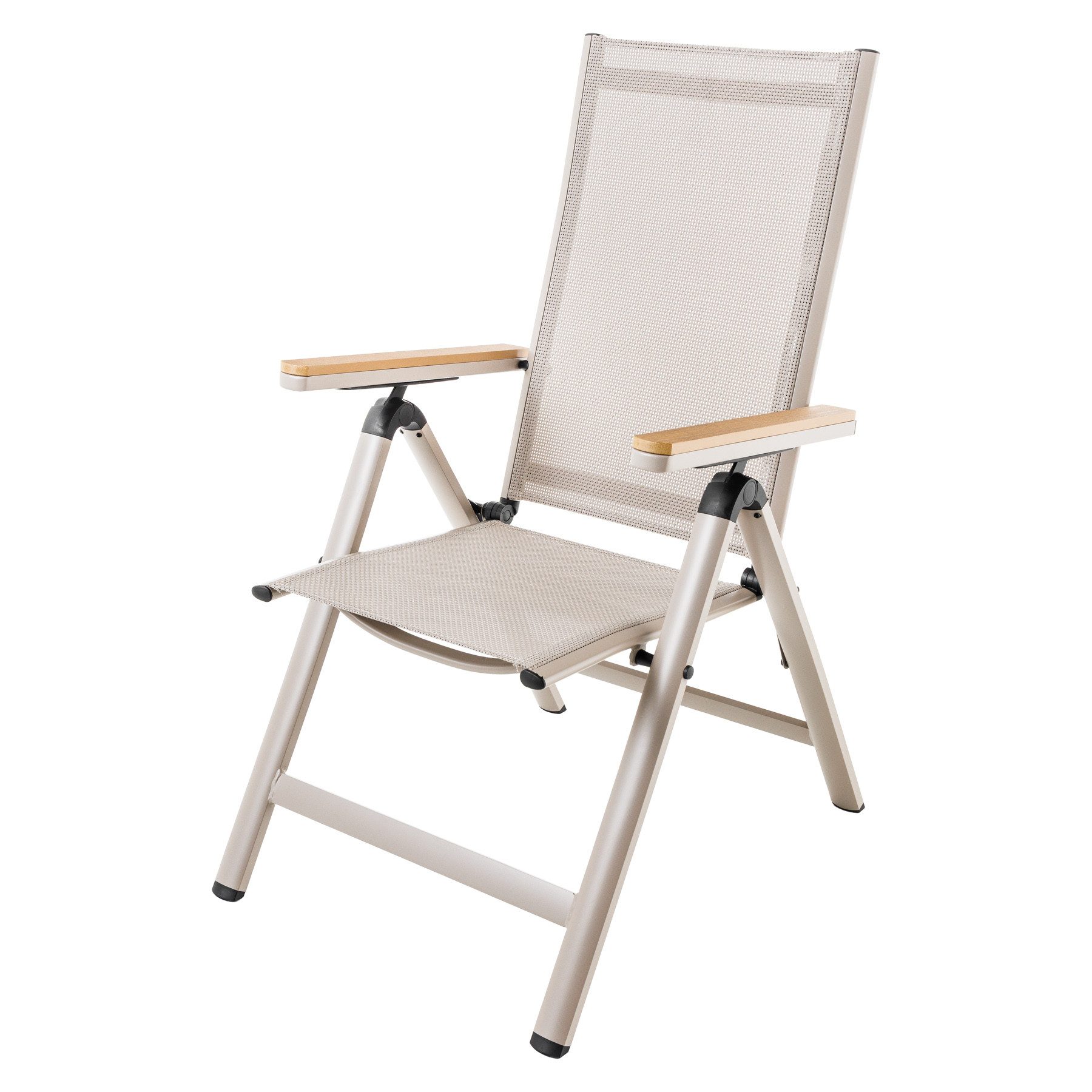 riess-ambiente Gartenstuhl DESIGNO taupe / natur günstig online kaufen