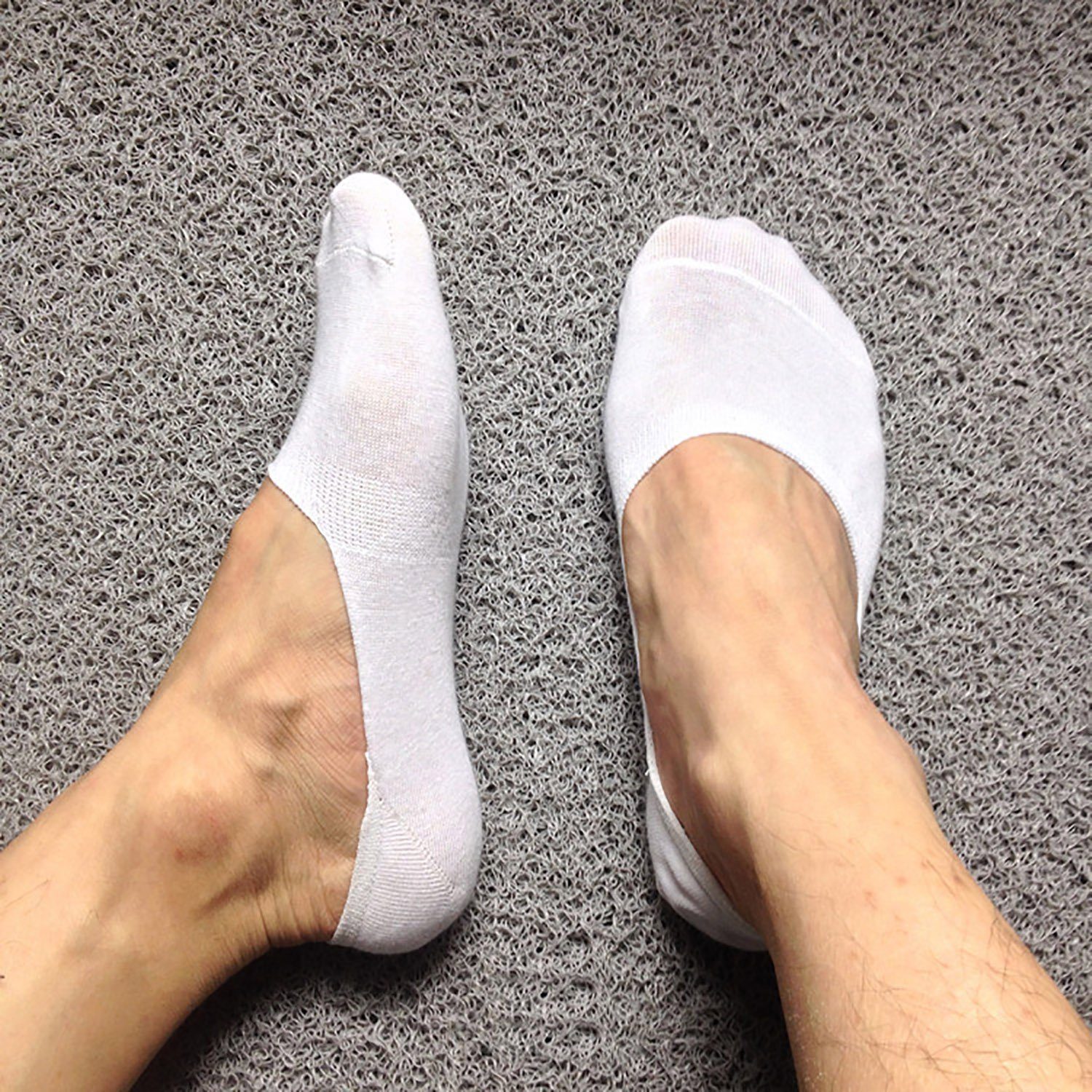 Reslad Füßlinge Reslad Unsichtbare Sneaker Socken (6xPaar) Damen & Herren mit Silikonp (6-Paar) rutschfeste unsichtbare Füßlinge Unisex