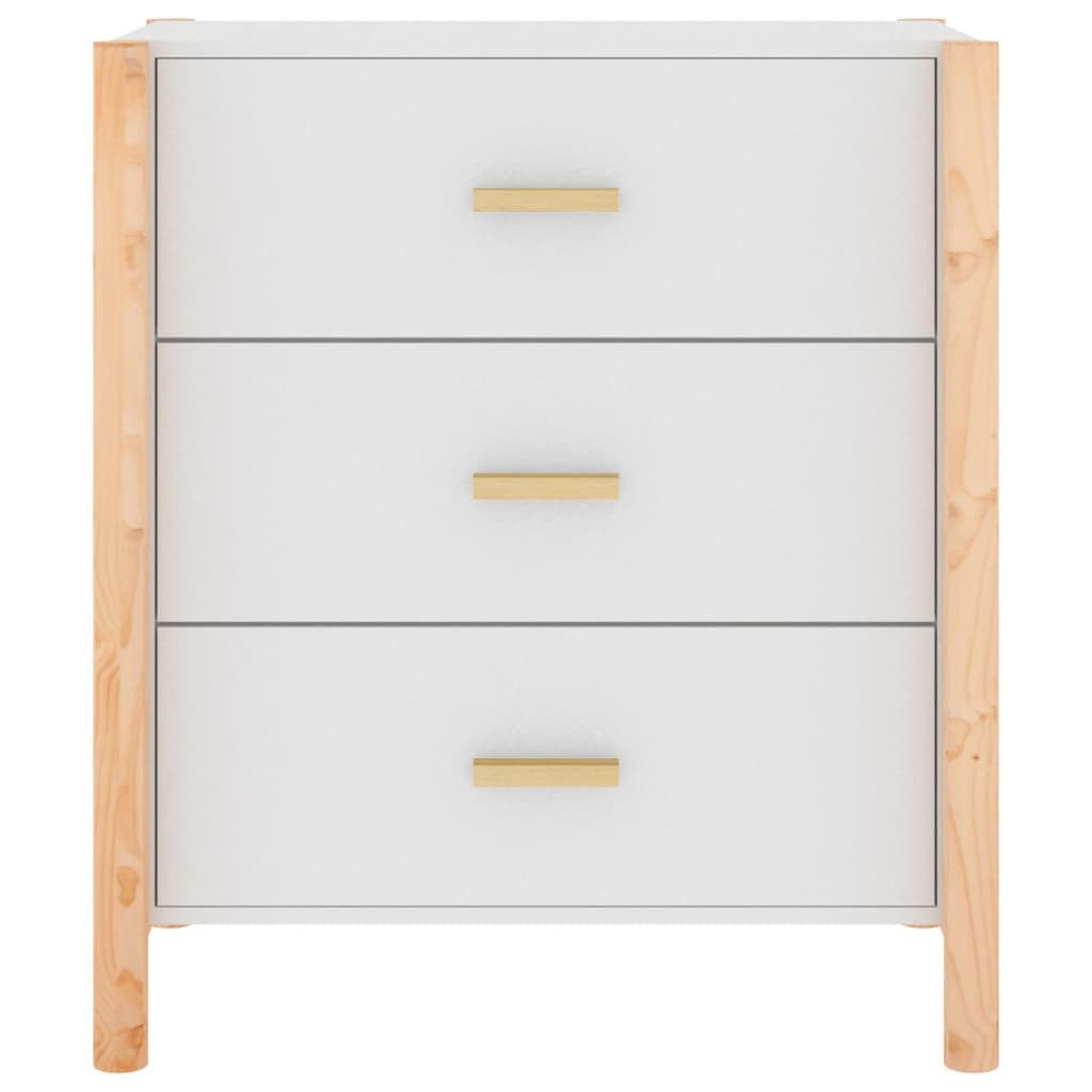 vidaXL Sideboard Sideboard Weiß 62x38x70 cm Holzwerkstoff (1 St) – Bild 5 von 5