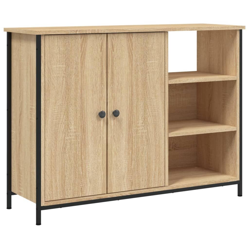 vidaXL Sideboard Sideboard Sonoma-Eiche 100x33x75 cm Holzwerkstoff (1 St) günstig online kaufen