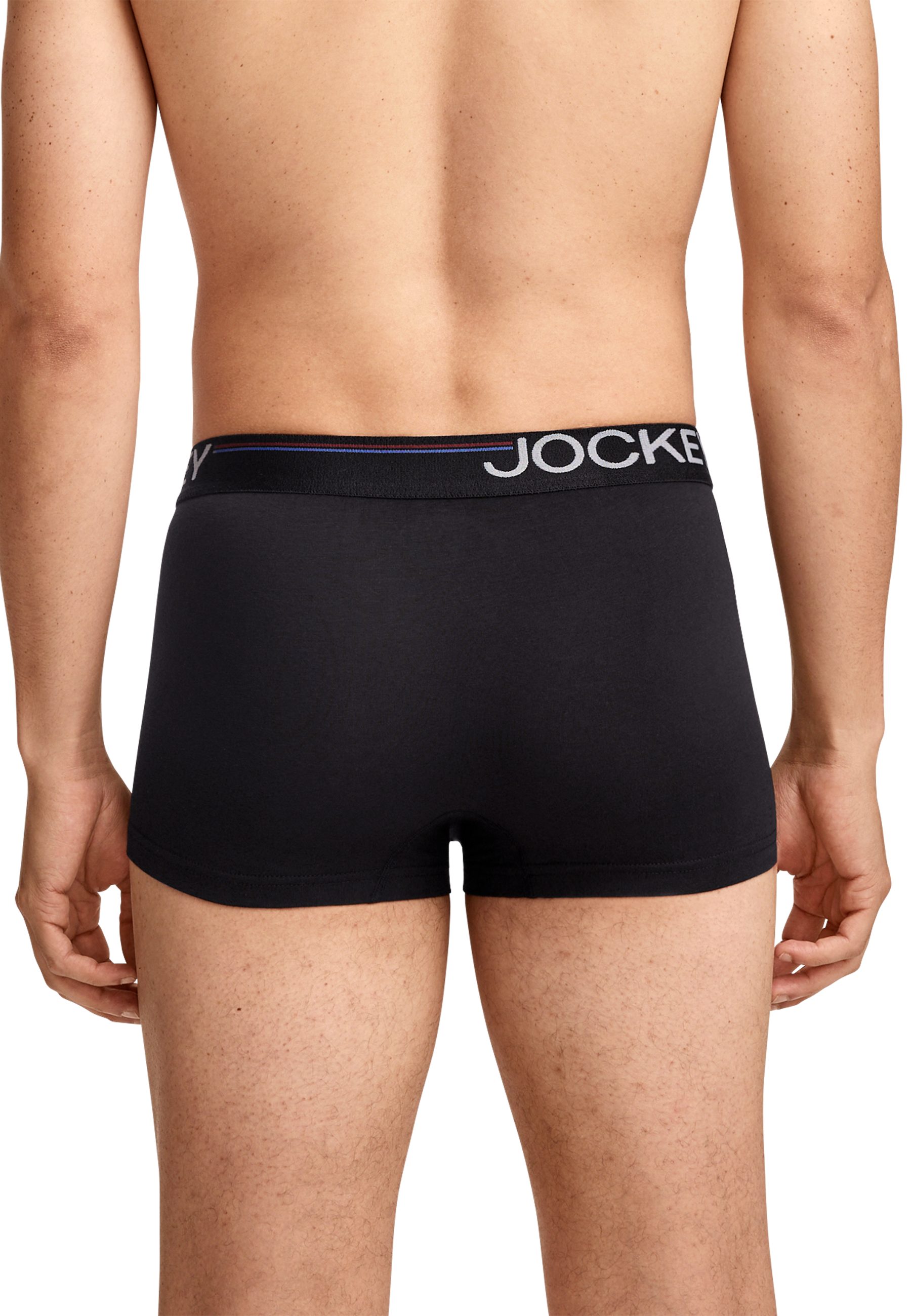 Jockey Trunk Cotton Stretch (3er Pack) atmungsaktiv, passgenau mit Stretchanteil