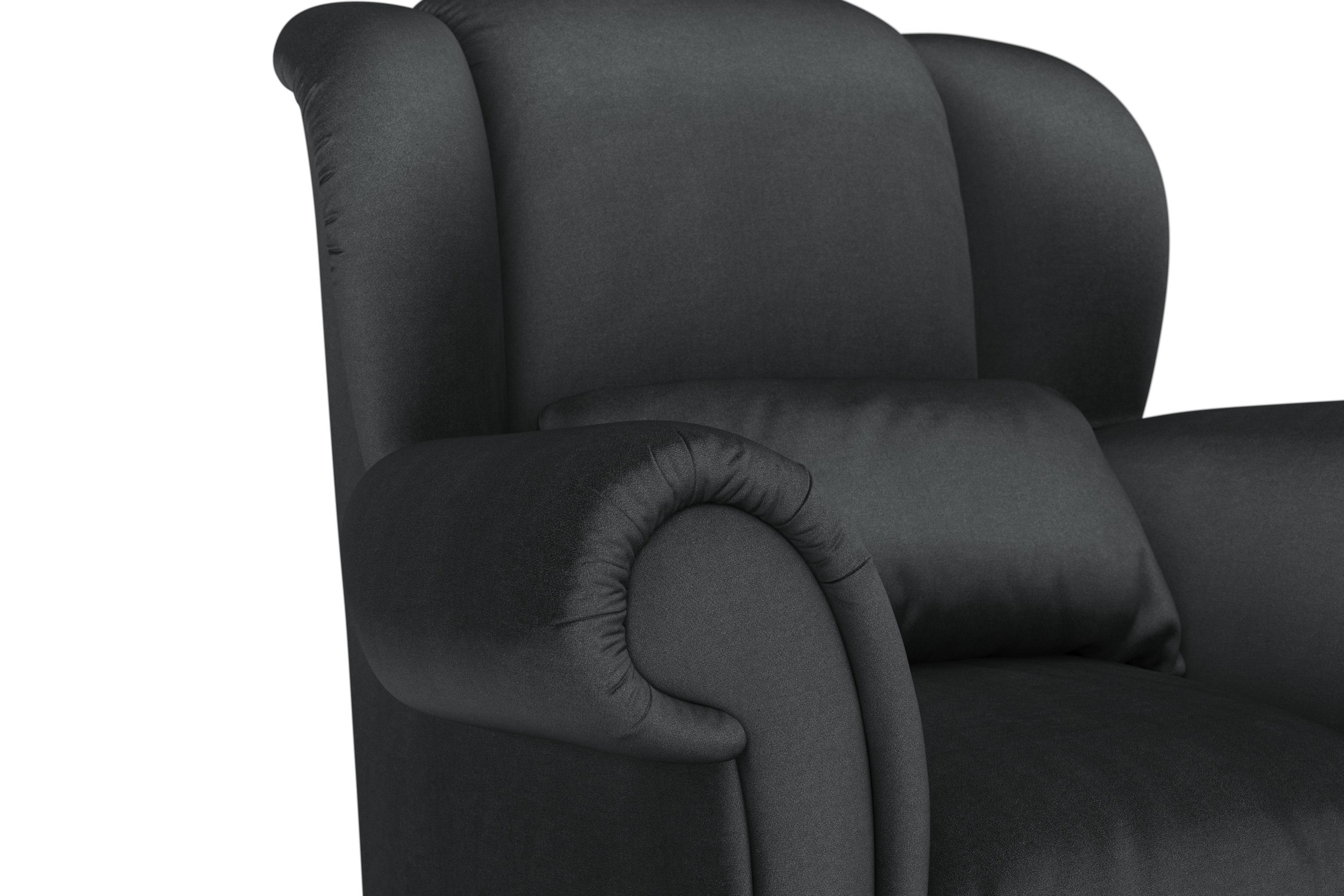 zeitlosem (1-St), Home Ohrenseesel affaire Ohrensessel und weichem Queenie Sitzkomfort softem, mit Design