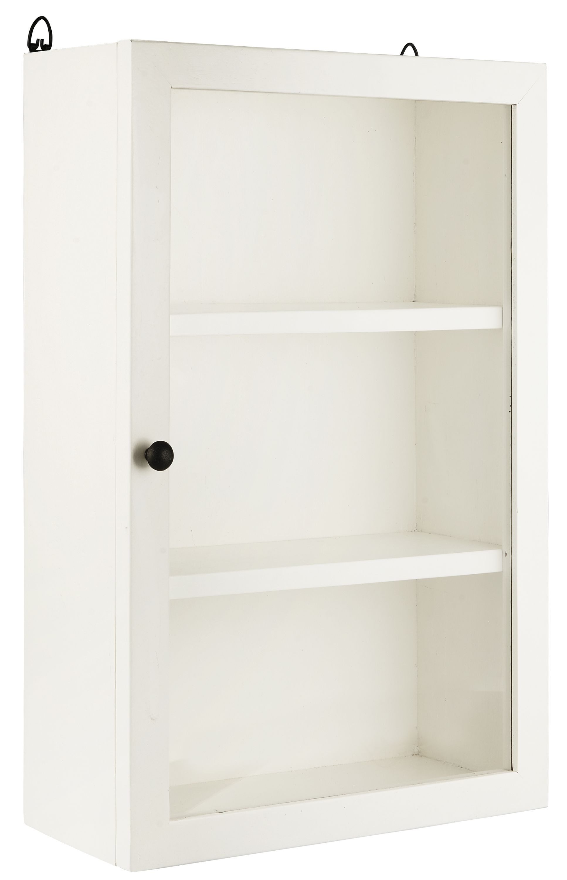 Ib Laursen Wandregal Ib Laursen - Wandschrank Hängeschrank Wandregal Holz Glas 60x40cm