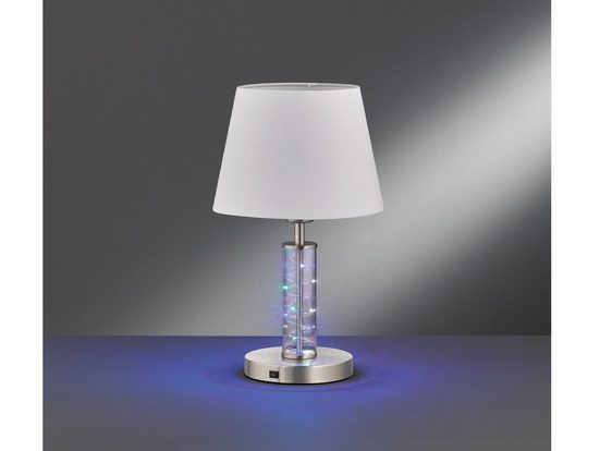 FHL easy! LED Tischleuchte, große Nachttischlampe mit & Farbwechsel