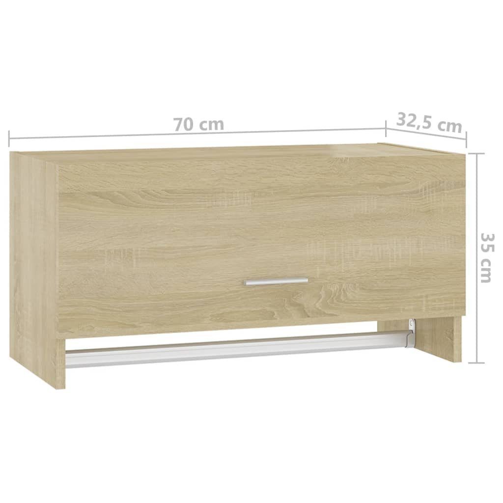 Holzwerkstoff cm 70x32,5x35 furnicato Kleiderschrank Sonoma-Eiche