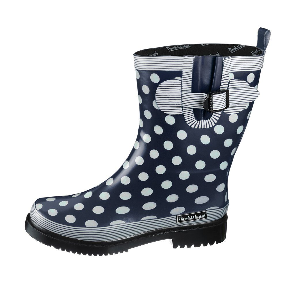 Bockstiegel Gummistiefel Damen Regenstiefel Dorin mit PunkteDesign
