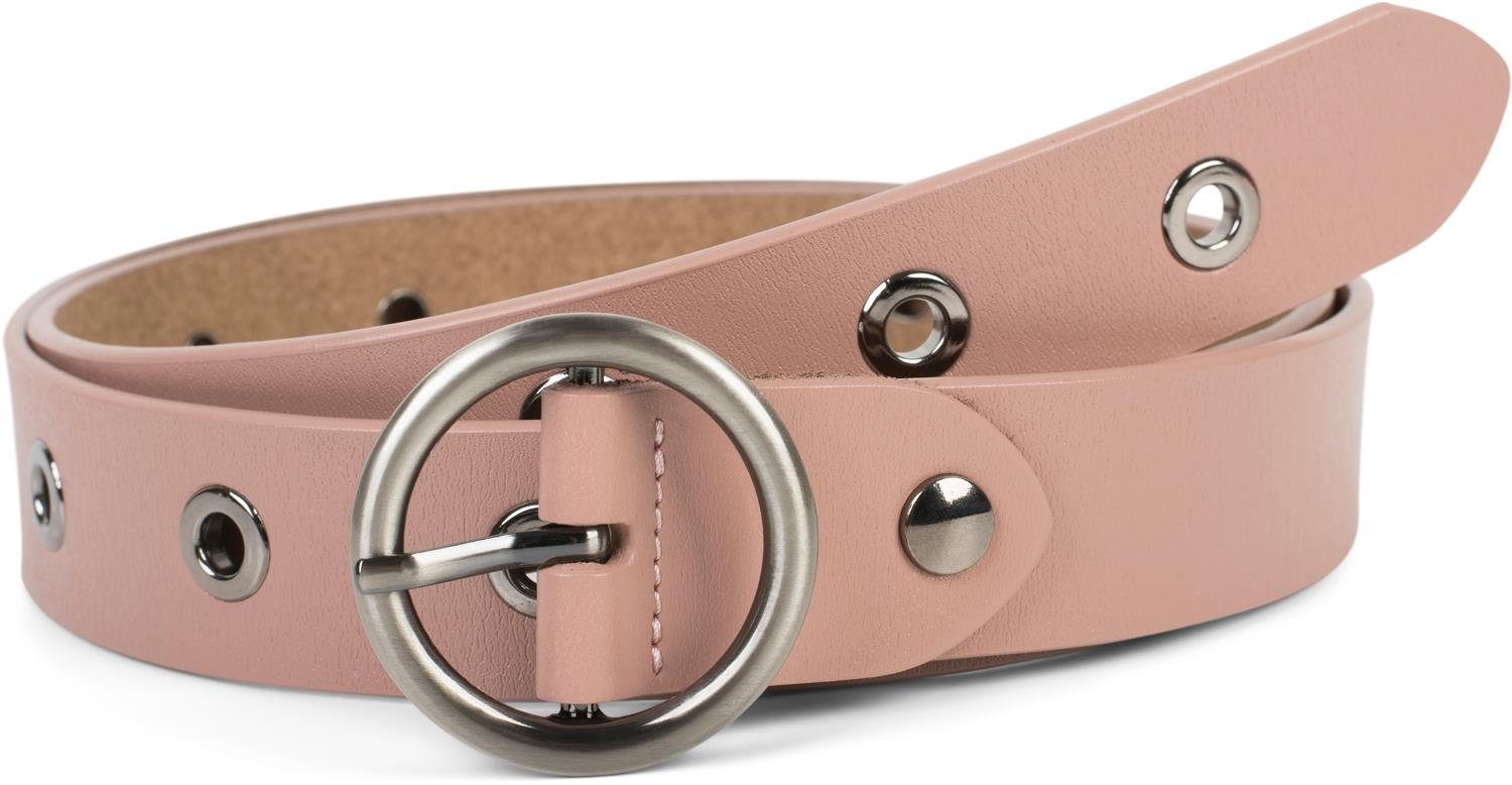 styleBREAKER Ledergürtel Leder Gürtel mit Lochnieten günstig online kaufen