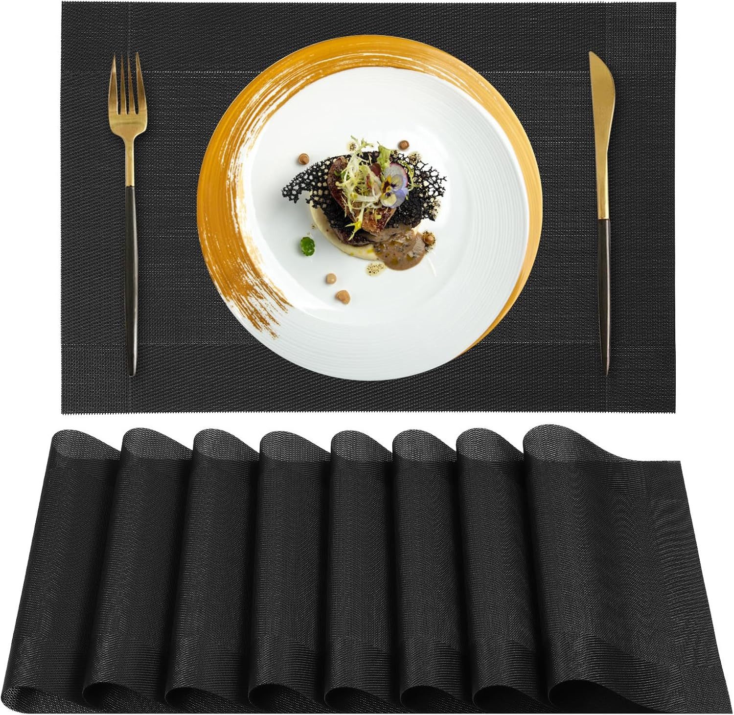 Coonoor Platzset Abwischbar Tischsets Hitzebeständig Platzdeckchen günstig online kaufen