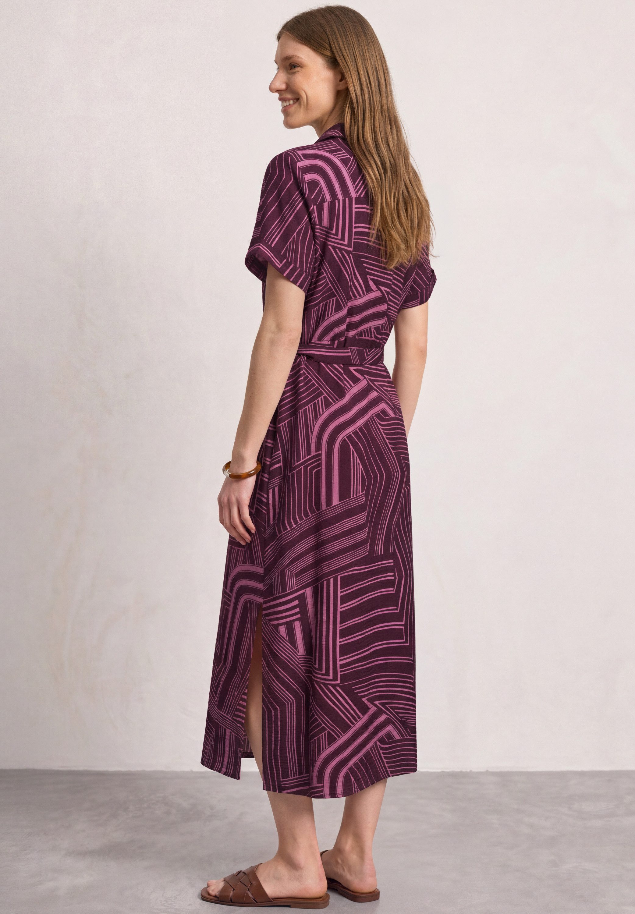 STREET ONE Maxikleid mit grafischem Muster