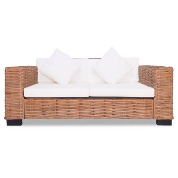 vidaXL Sofa Sofa-Set 15-tlg. Natur Rattan