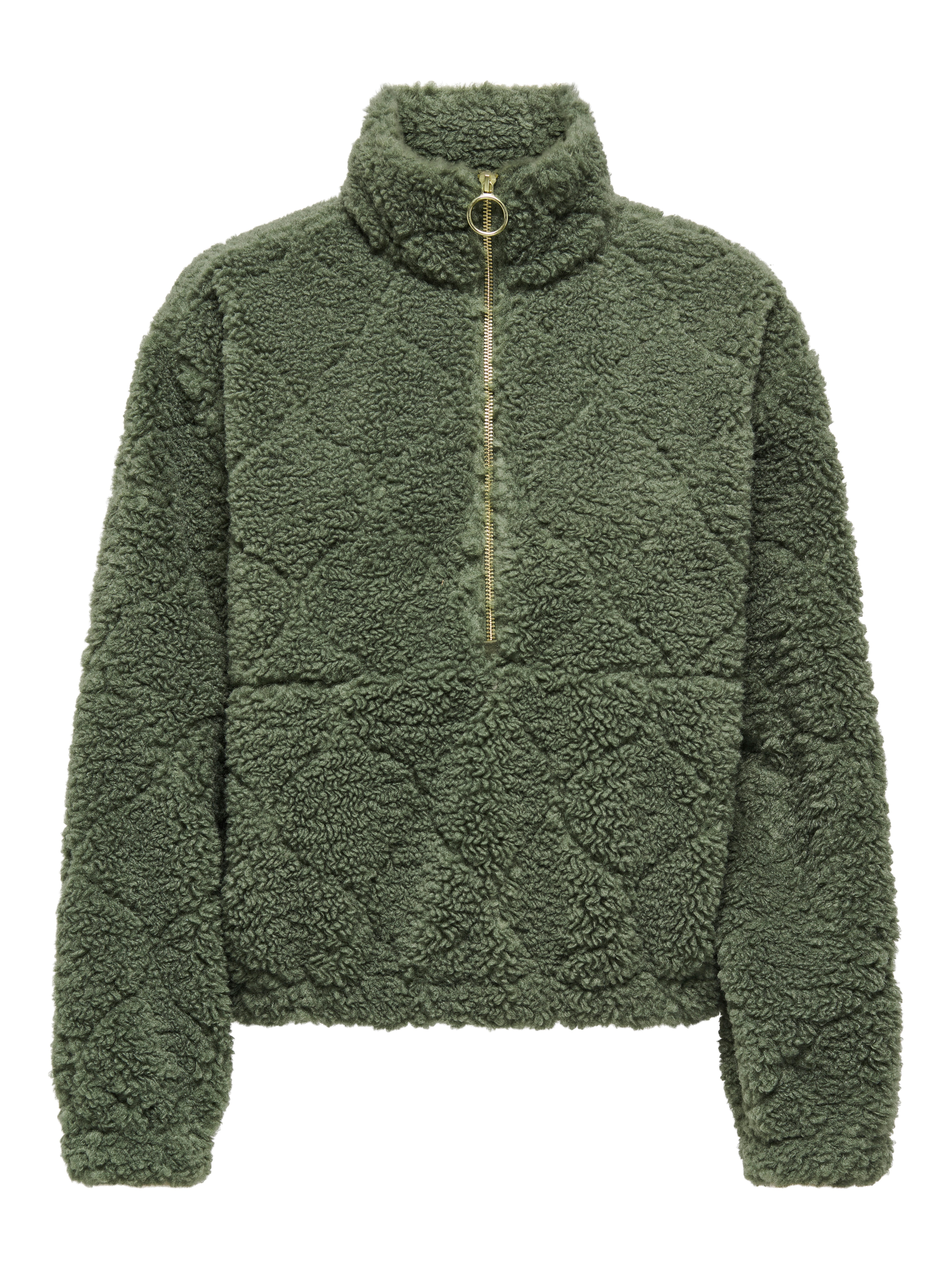 ONLY Sweatjacke ONLXENA L/S TEDDY BOX SWT